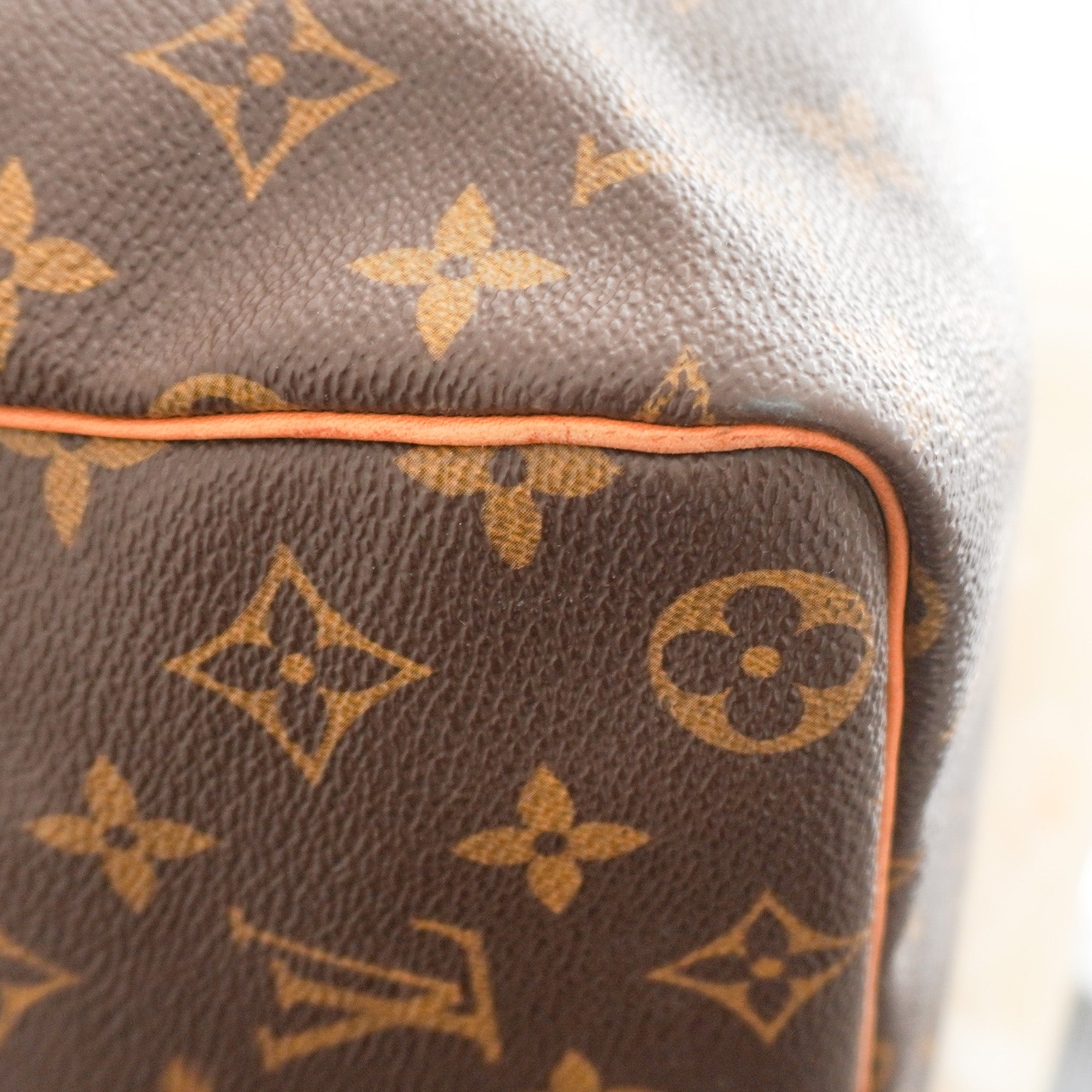 Louis Vuitton Keepall Bandoulière 45 in Brown Monogram Canvas with Vachetta Leather (RRP £1960) | Authentic Preloved