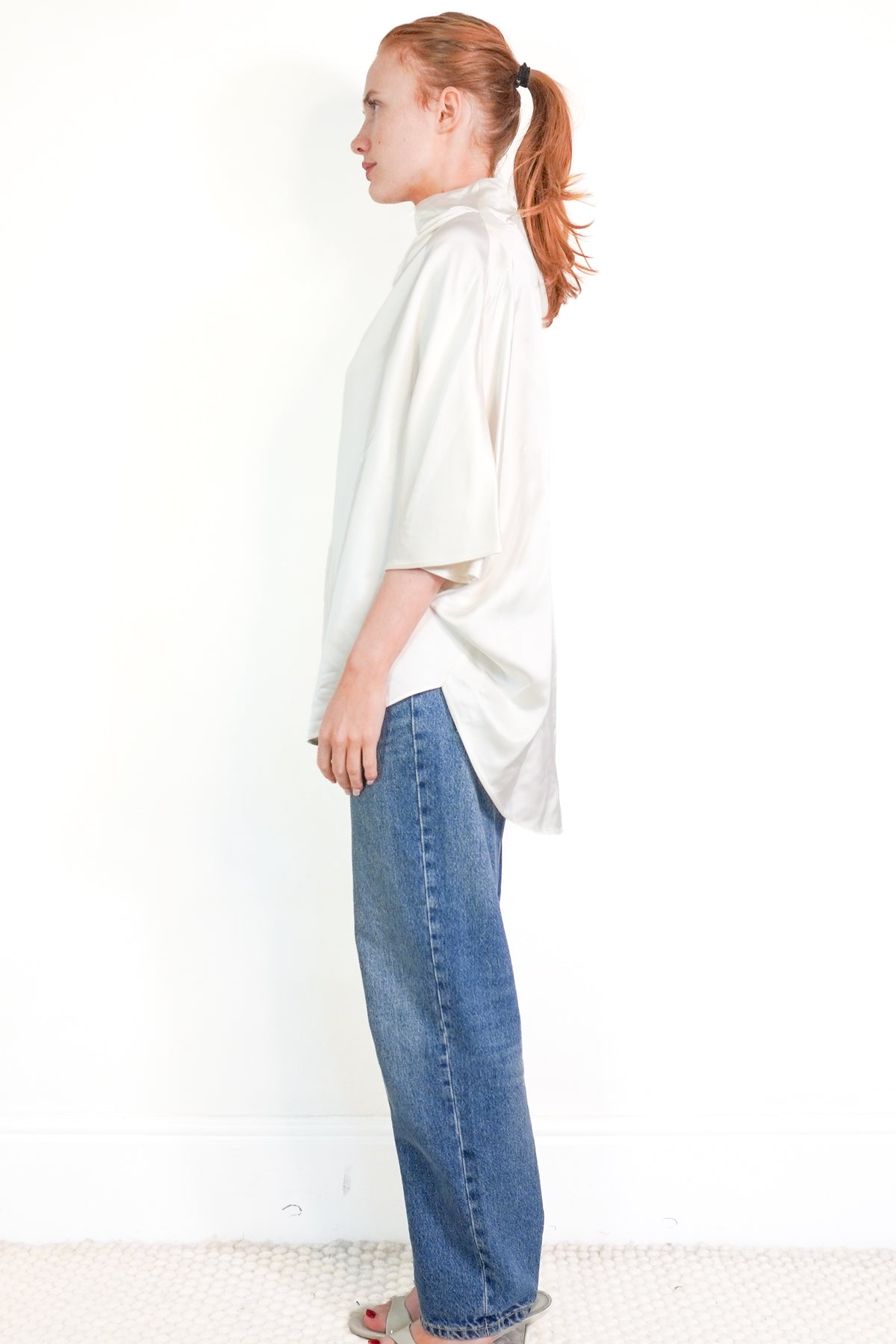 NWT Petar Petrov Cream Silk Blouse (RRP £800) | Authentic Preloved