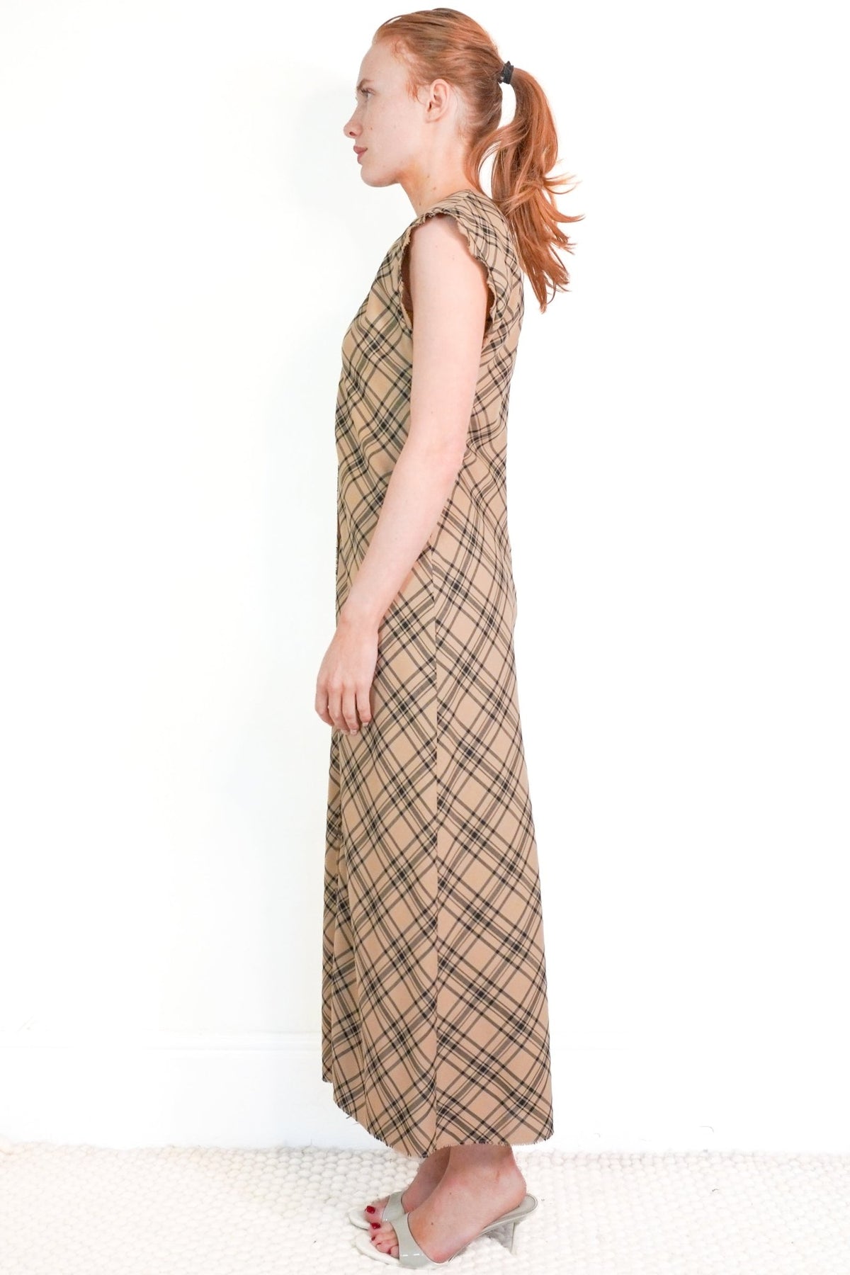 Ami Paris Checked Wool Dress (RRP £1240) | Authentic Preloved - Reloved Again