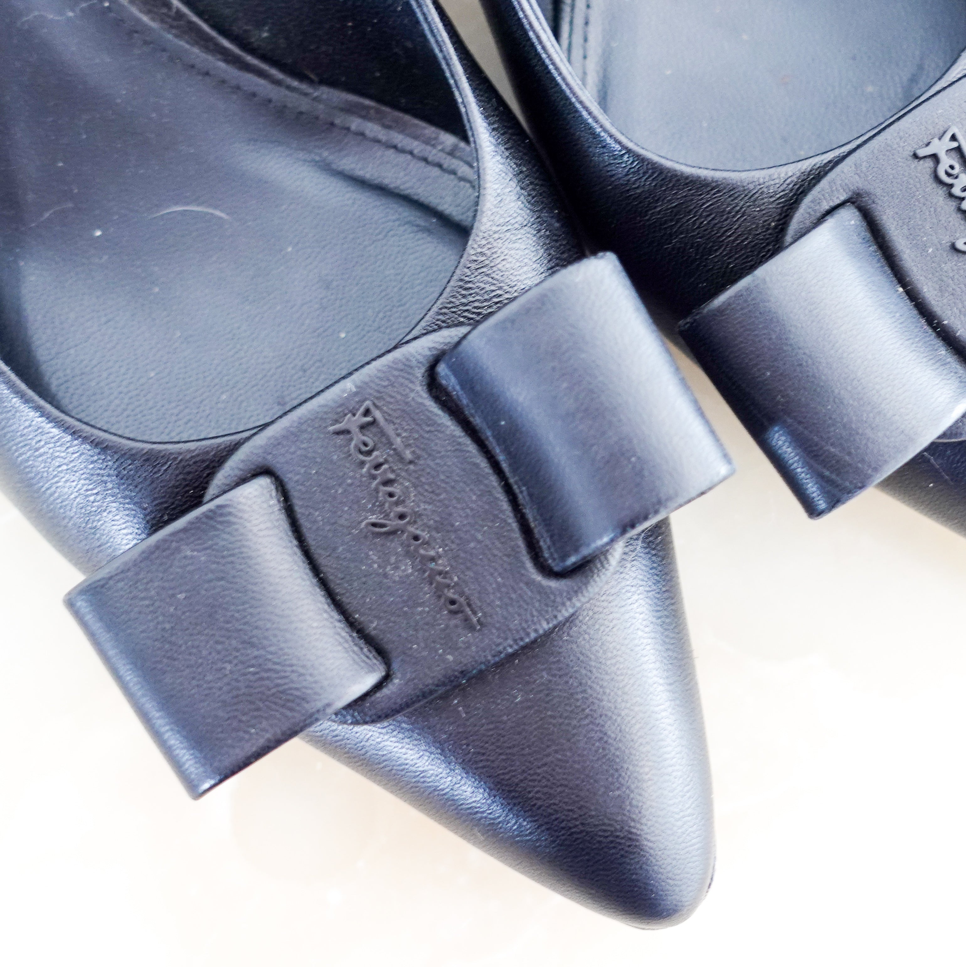 Salvatore Ferragamo Black Pumps RRP £650 | Authentic Preloved