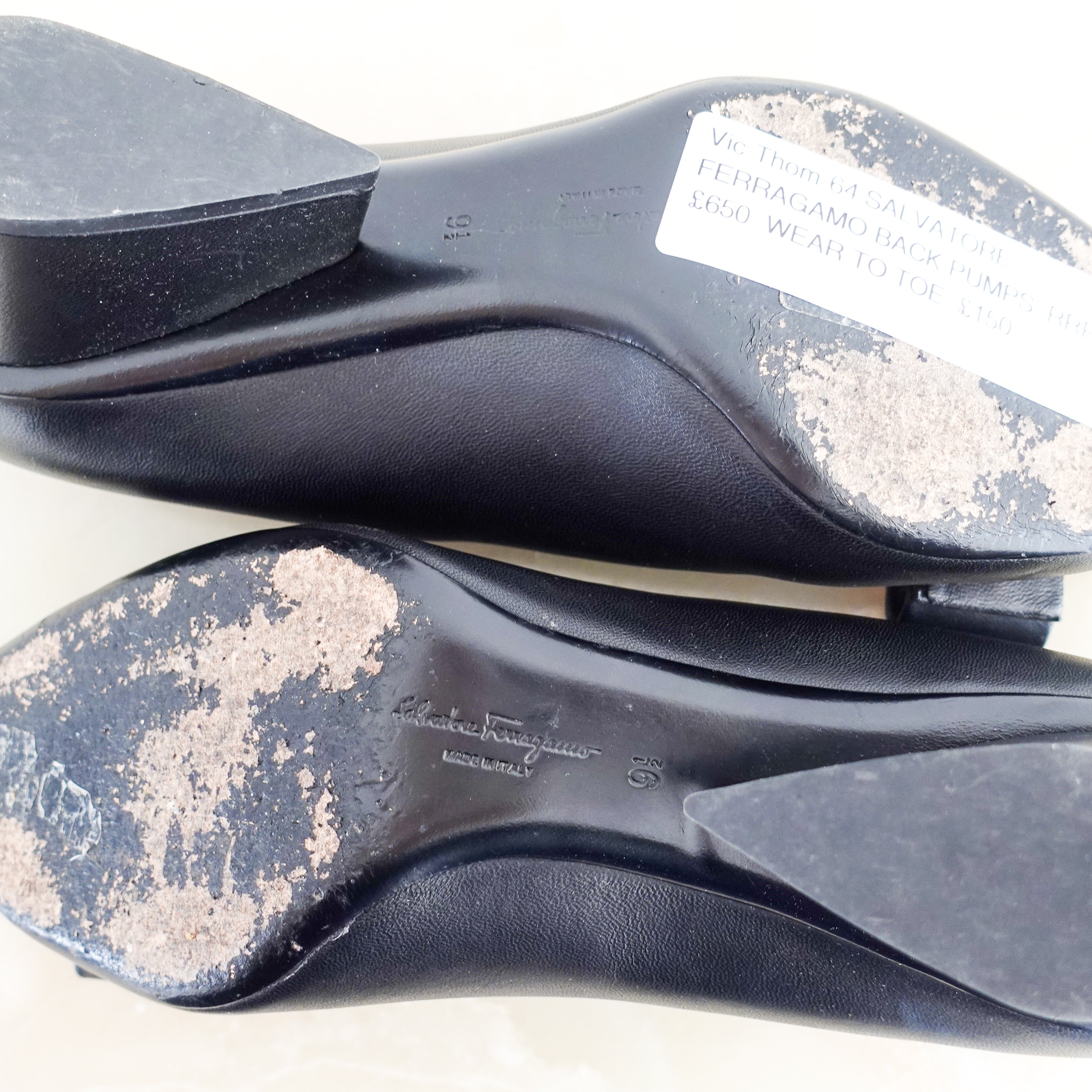 Salvatore Ferragamo Black Pumps RRP £650 | Authentic Preloved