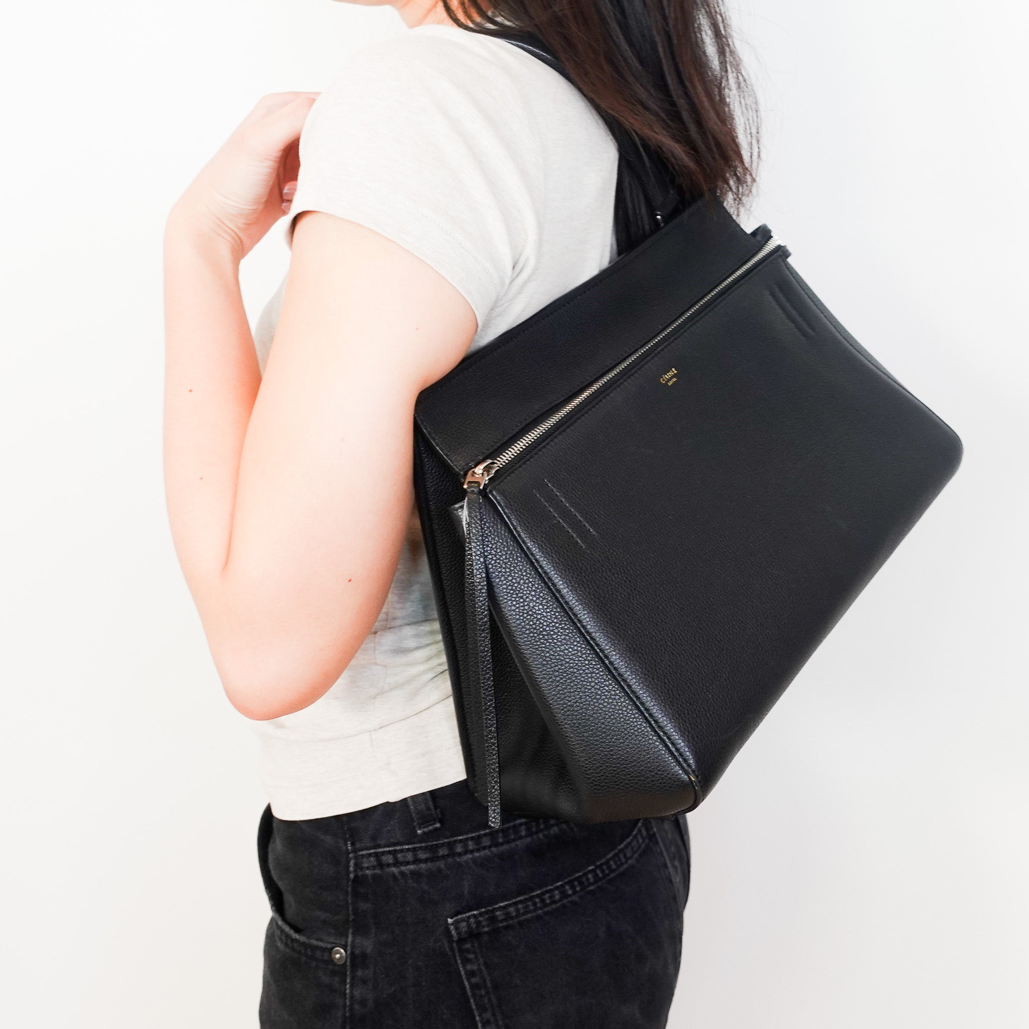 Celine Medium Edge Bag in Black RRP £1100 | Authentic Preloved