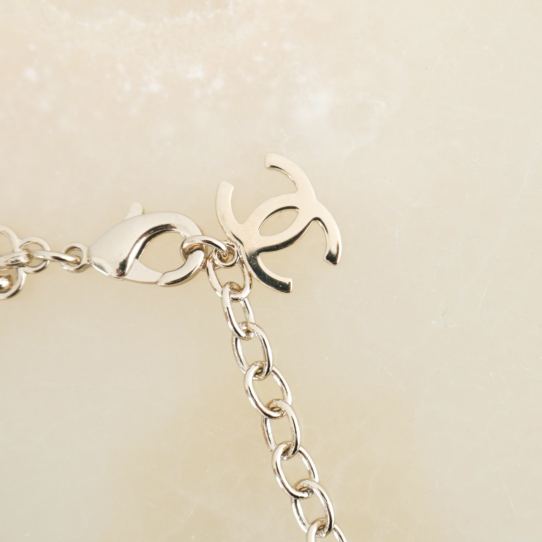 CURRENT SEASON Chanel B25K Crystal CC Multi-Chain Necklace Silver-Tone Metal (RRP £2300) | Authentic Preloved FINAL SALE