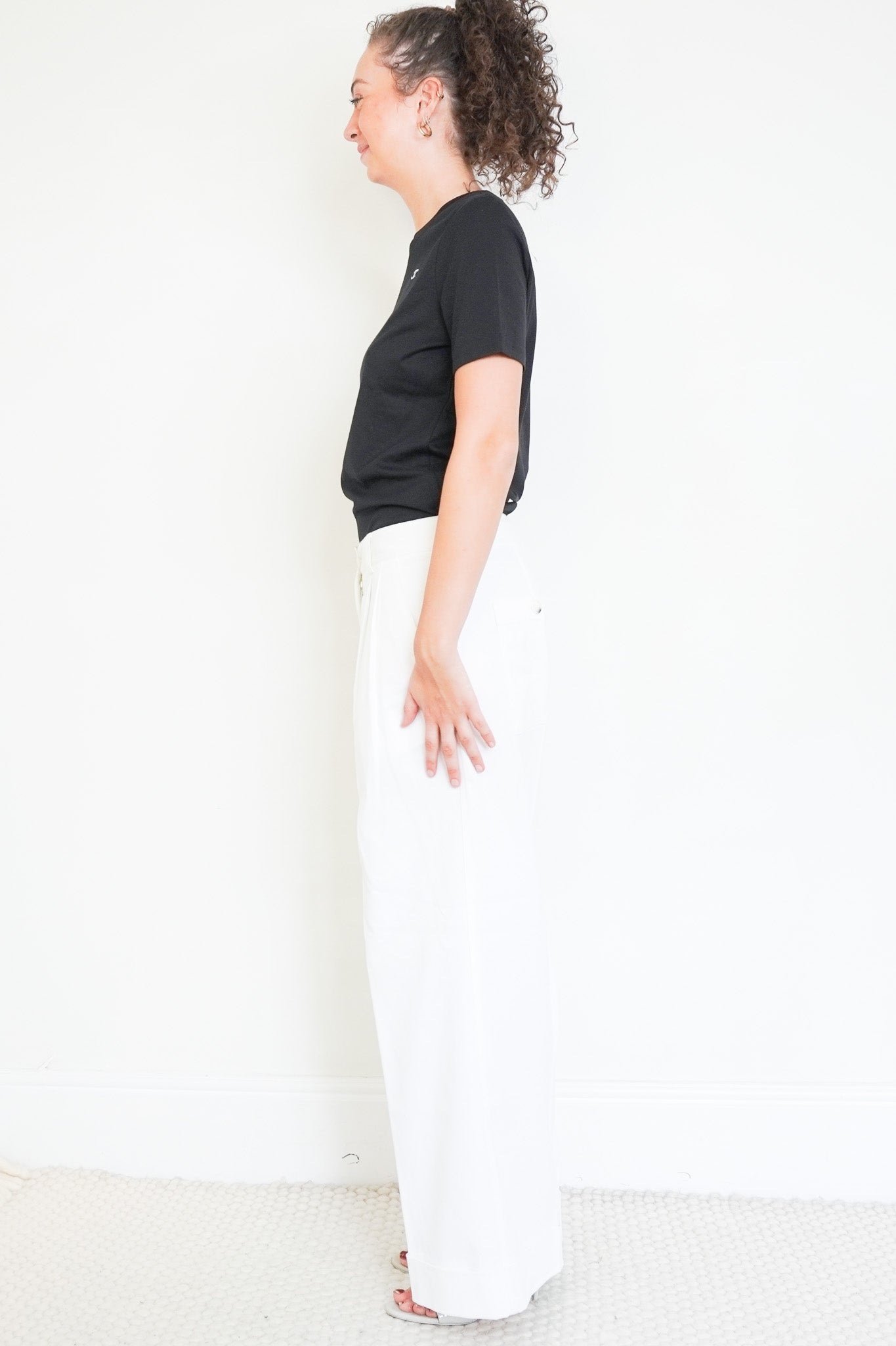 Me + Em White Tailored Trousers RRP £225 | Authentic Preloved - Reloved Again