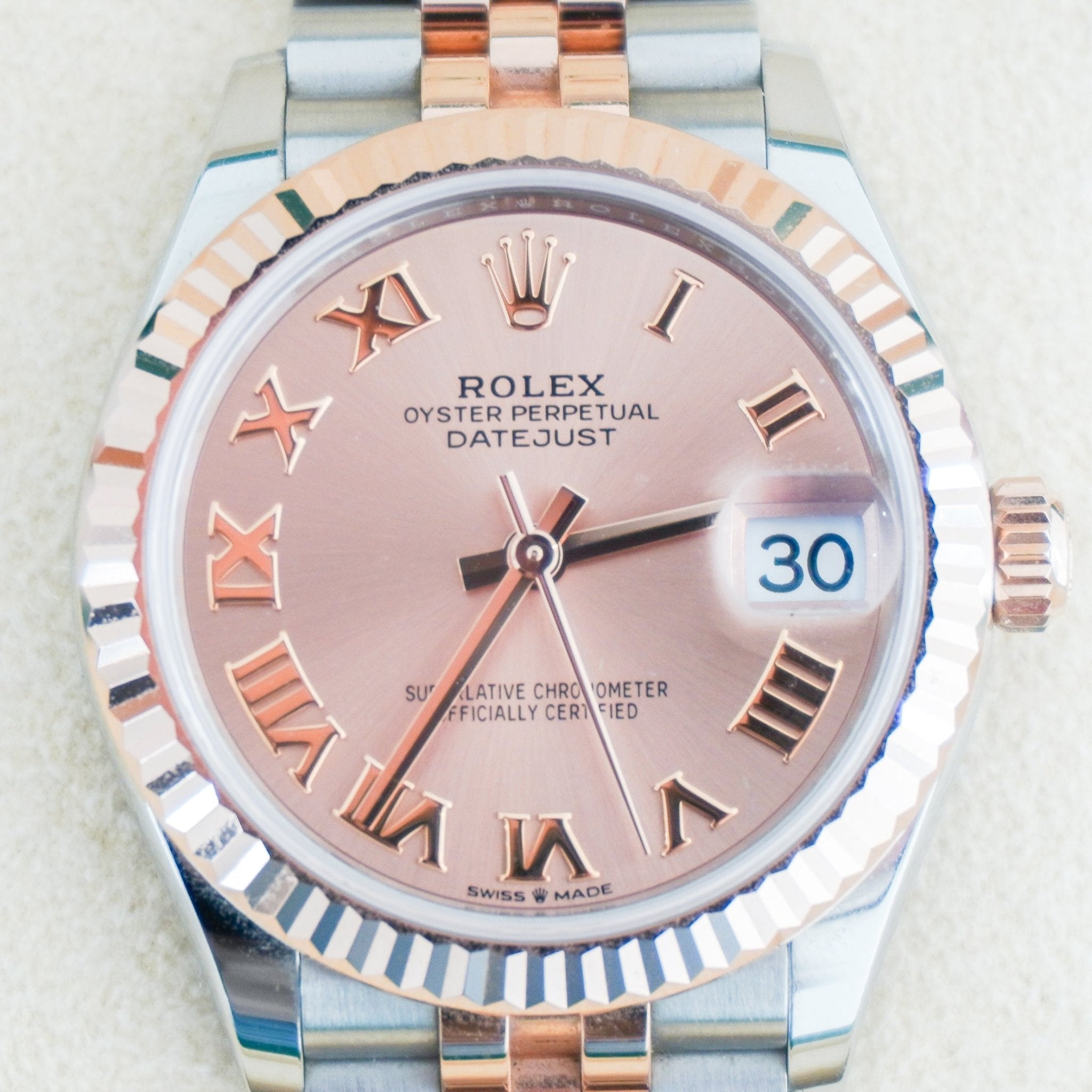 Rolex Datejust 31 Oyster Perpetual in Everose Gold RRP £11600 | Authentic Preloved FINAL SALE - Reloved Again