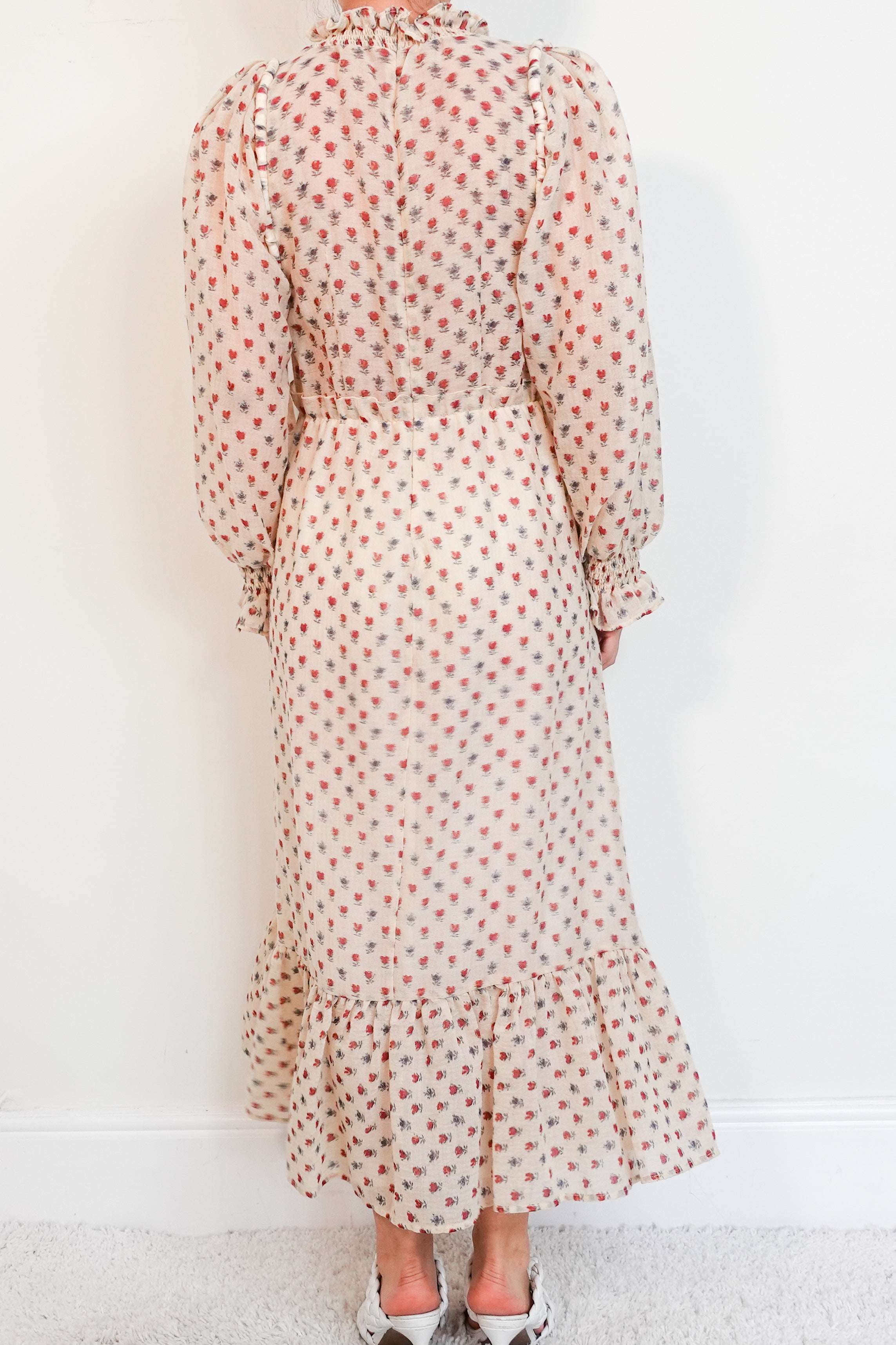 Sea New York cream floral dress RRP £500