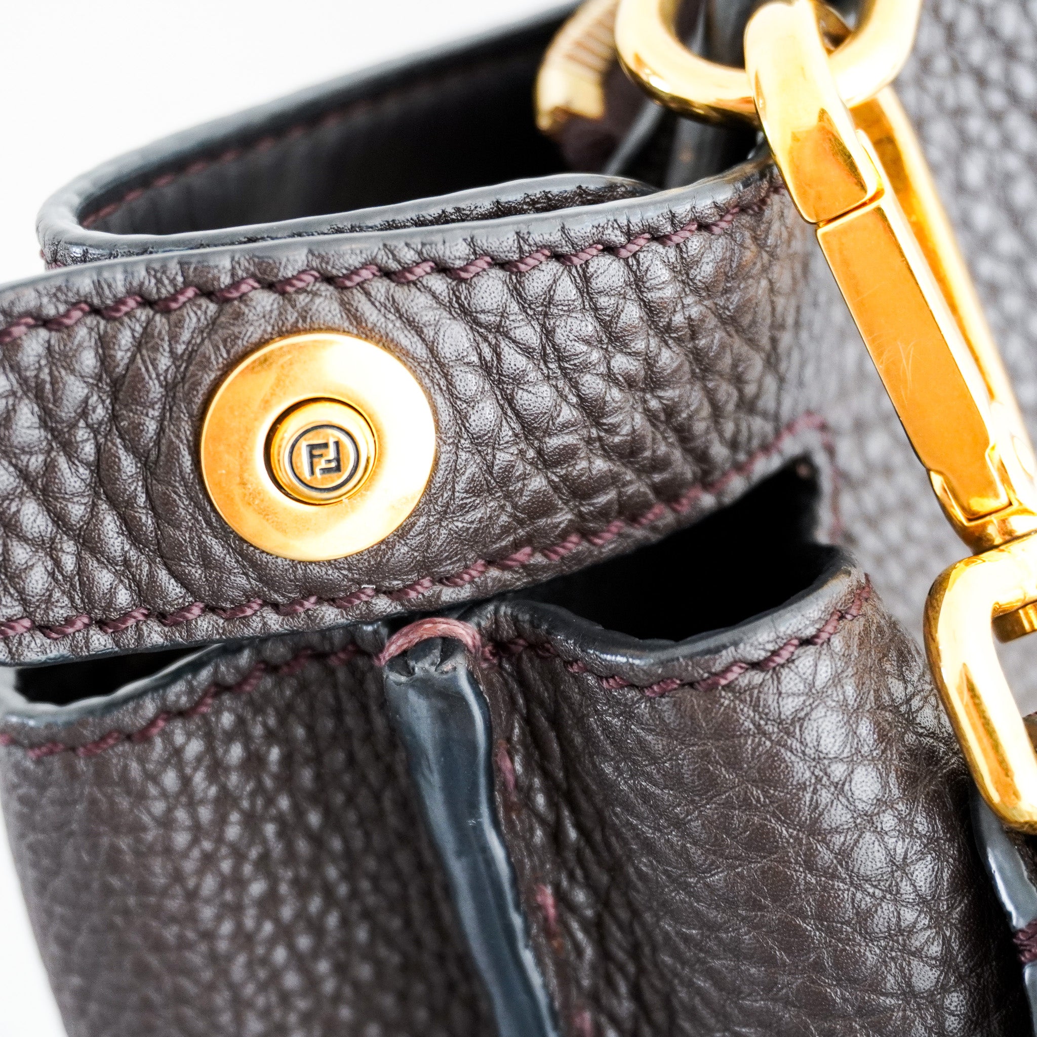 Fendi Peekaboo Large Tote in Dark Brown RRP £4500 | Authentic Preloved - Reloved Again