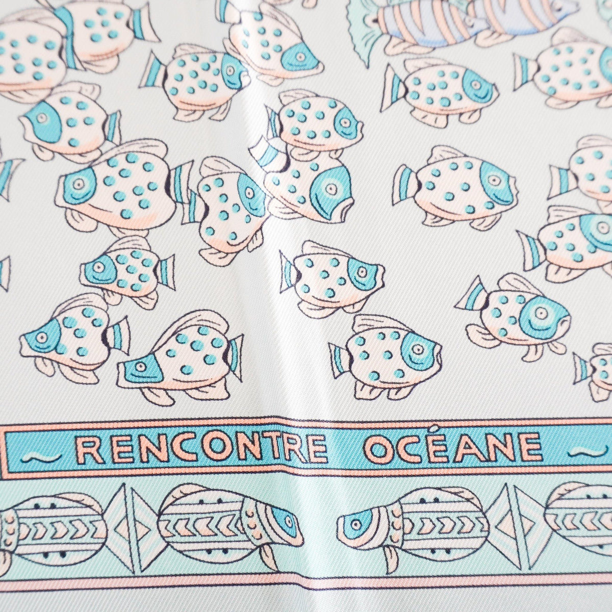 Hermès Carré 90 Rencontre Océane Silk Scarf (RRP £520) | FINAL SALE Authentic Preloved - Reloved Again