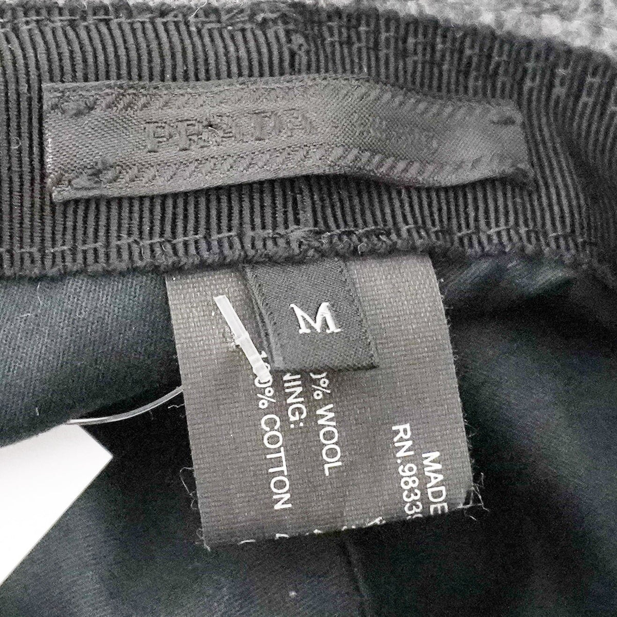 Prada grey bucket hat RRP £520 | Authentic Preloved FINAL SALE NO RETURN - Reloved Again
