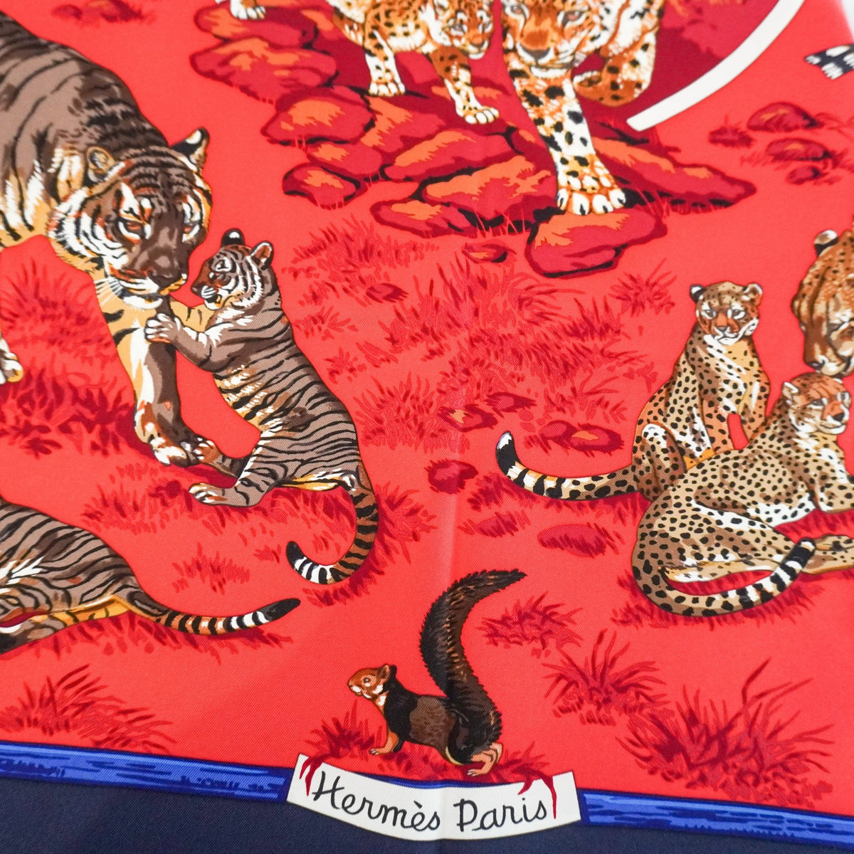 Hermes Tendress Red Scarf Carré RRP £520 | Authentic Preloved FINAL SALE - Reloved Again