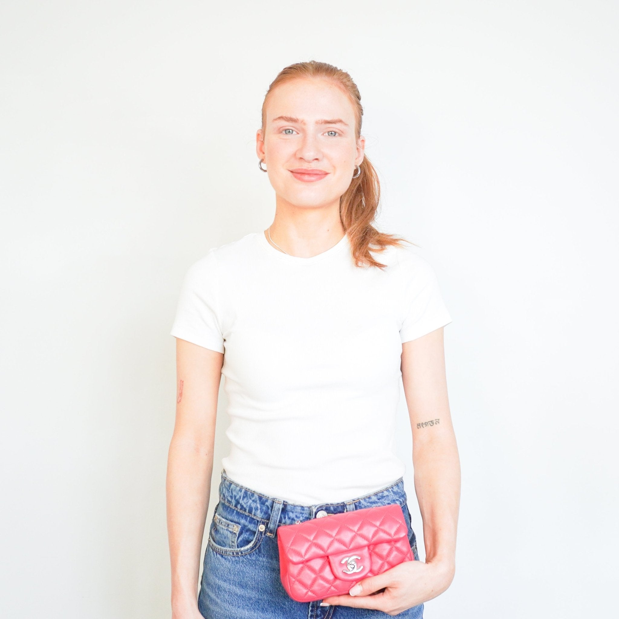 Chanel Pink Mini Lambskin Single Flap Bag (RRP £6000) | Authentic Preloved - Reloved Again