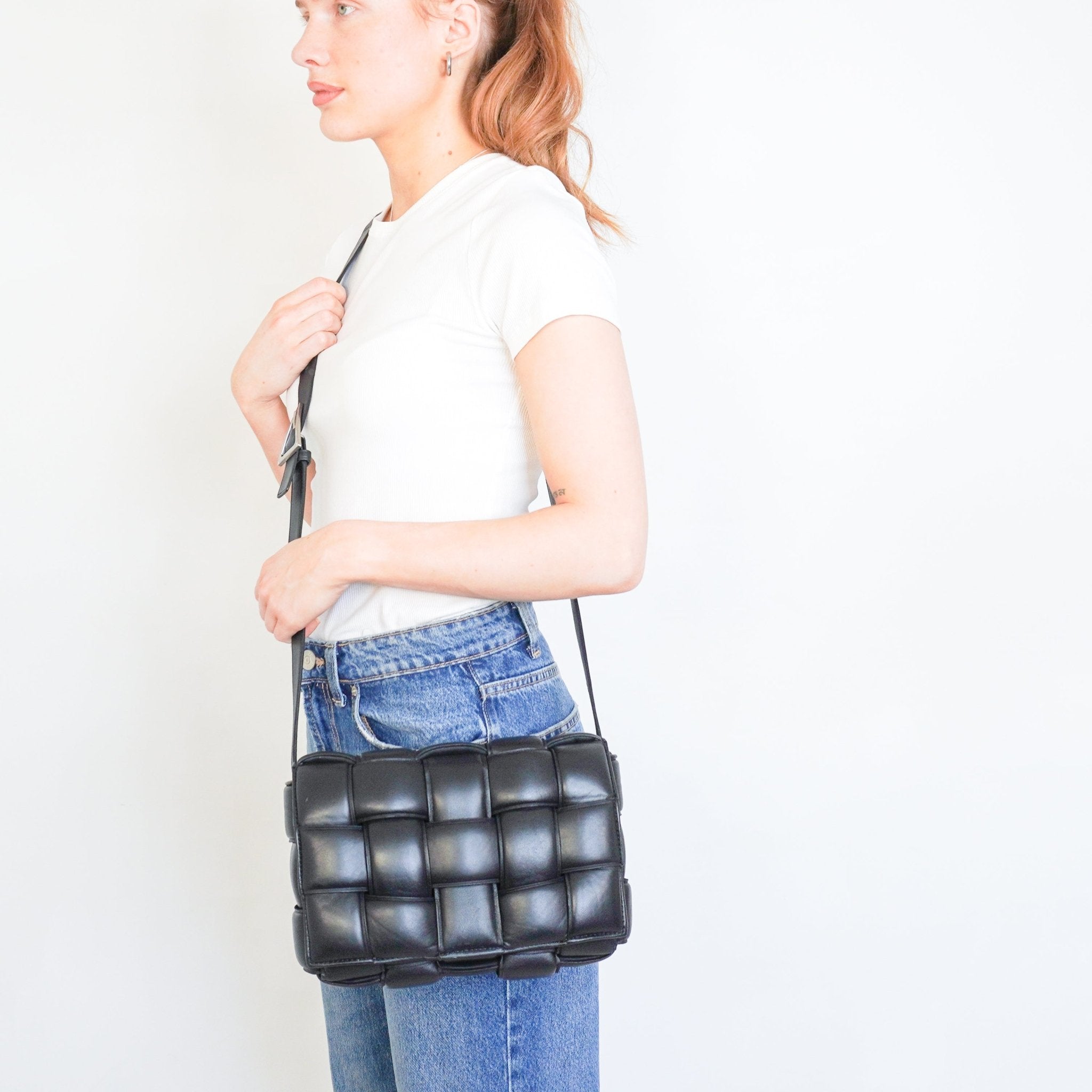 Bottega Veneta Padded Cassette Bag in Nero (RRP £3230) | Authentic Preloved - Reloved Again