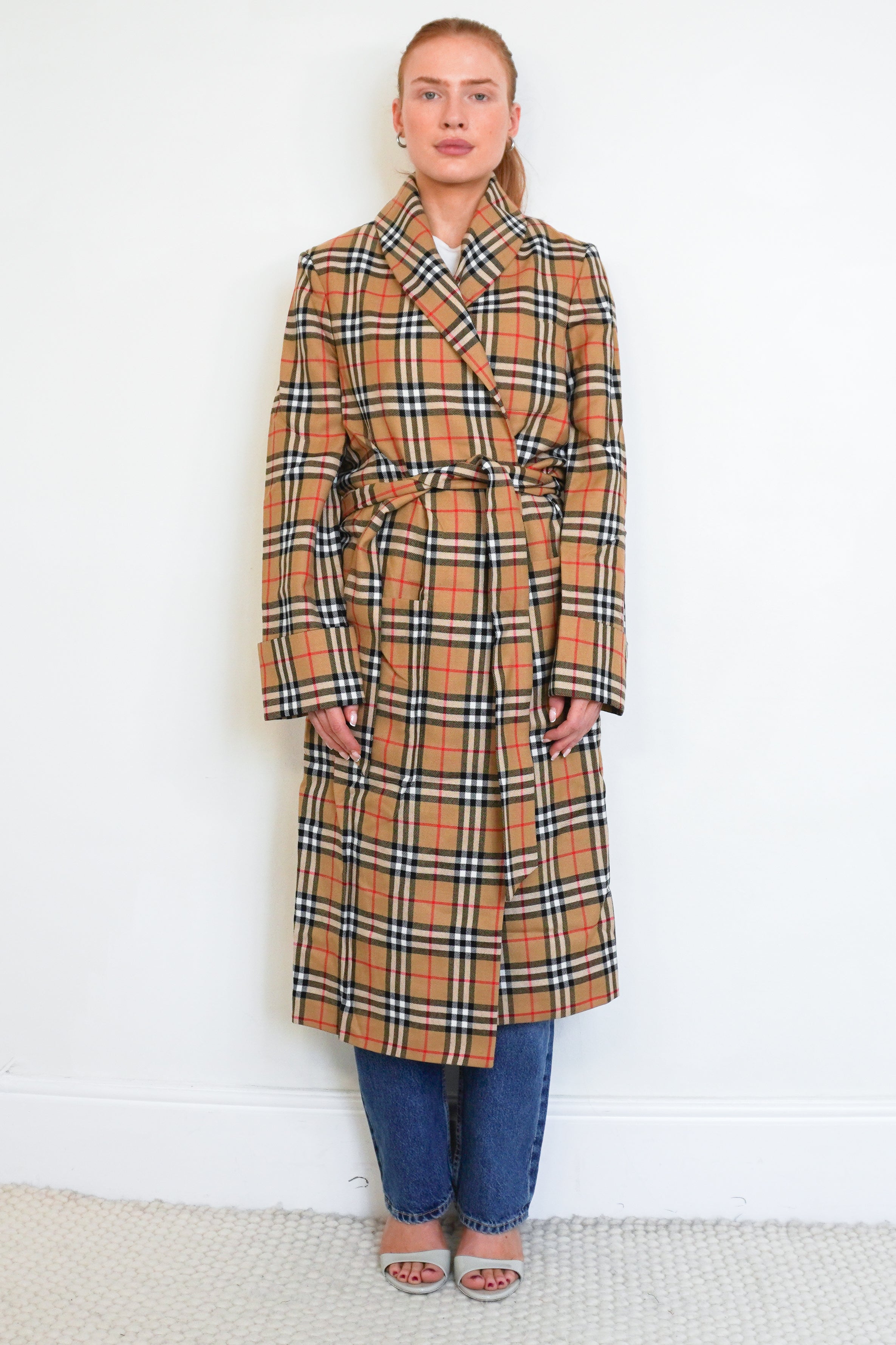 Burberry Plaid Check Coat RRP £2000 | Authentic Preloved