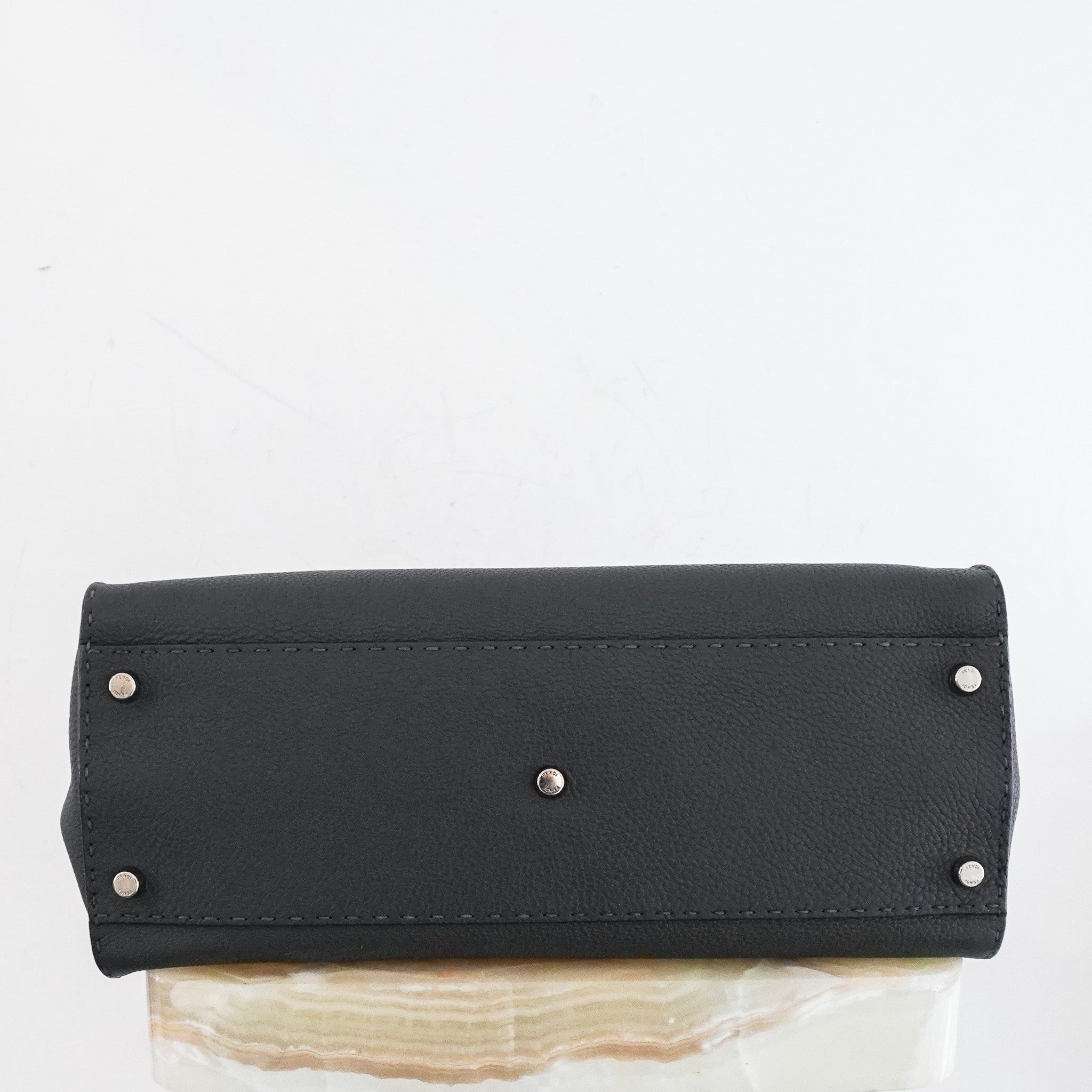 Fendi Selleria Grey Peekaboo Shoulder Bag RRP £4500 | Authentic Preloved - Reloved Again