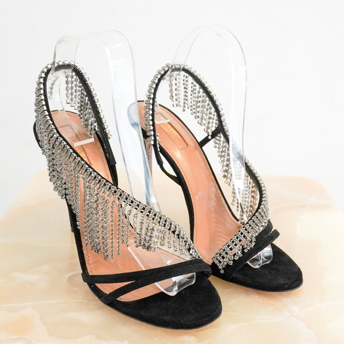 NEW Aquazzura Black Heels UK 6 RRP £1140 - Reloved Again