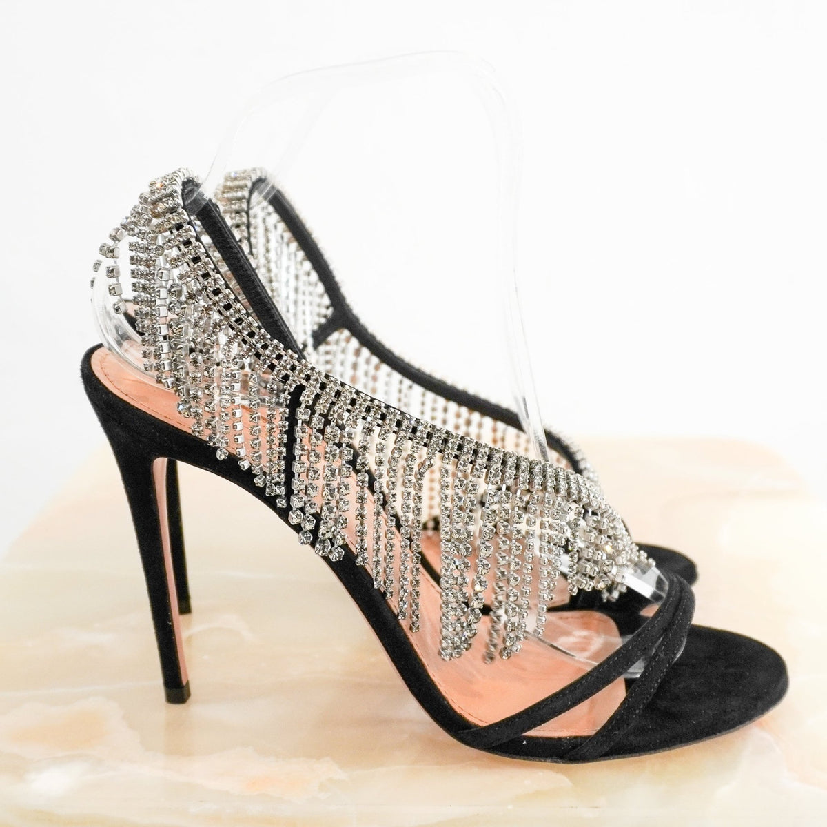 NEW Aquazzura Black Heels UK 6 RRP £1140 - Reloved Again