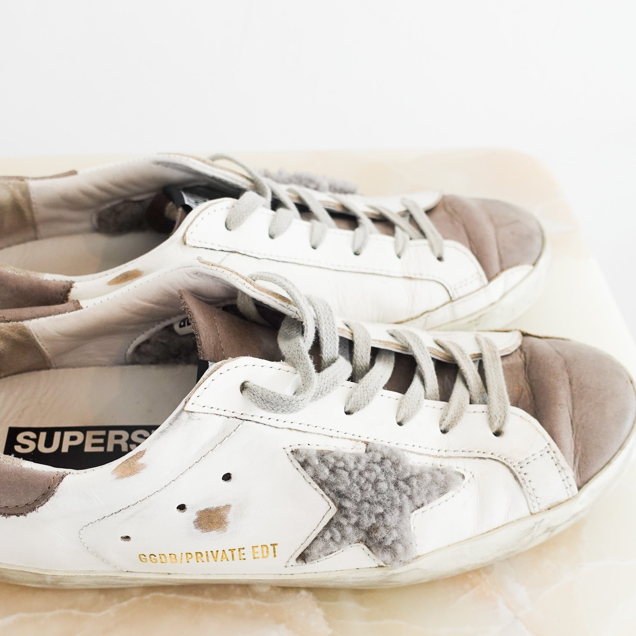 Golden Goose Super Star Private Edit Trainers RRP £430 | Authentic Preloved - Reloved Again