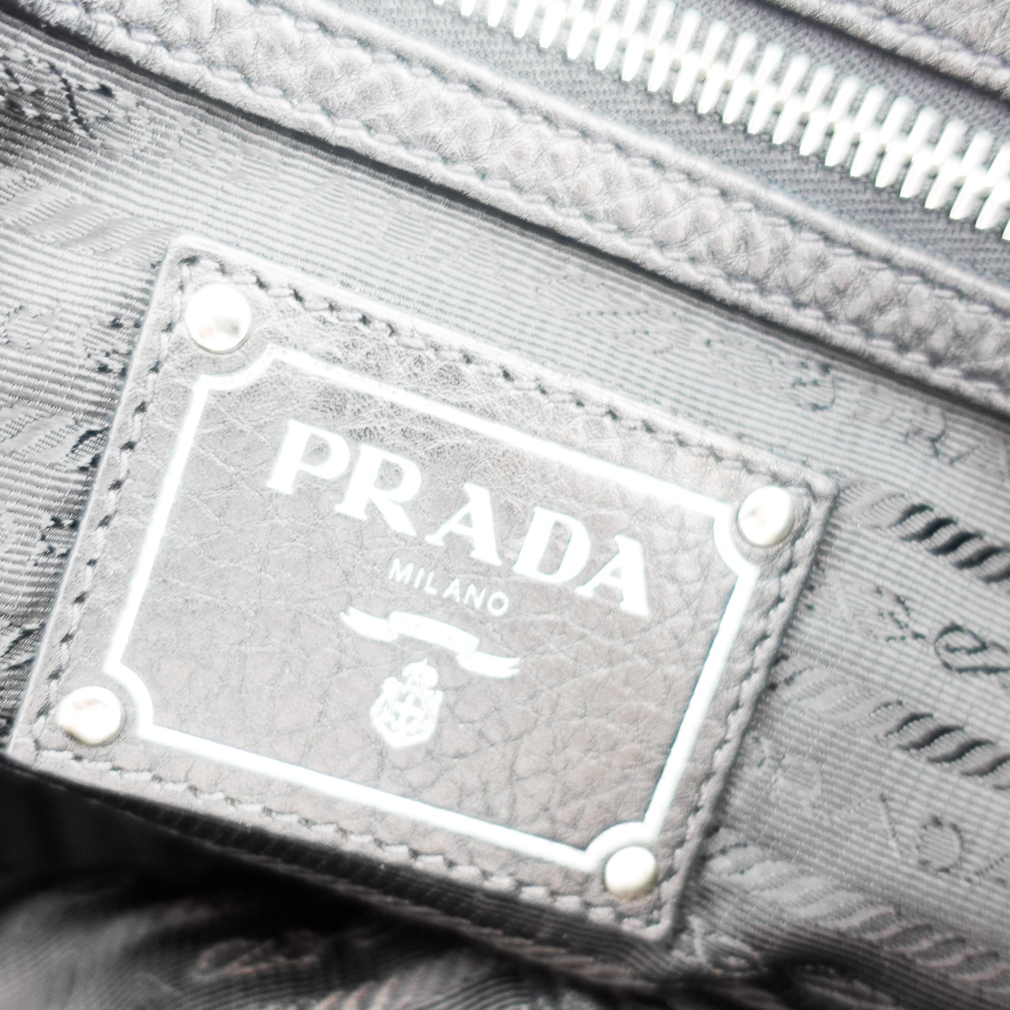 Prada Vitello Daino black Tote Bag | Authentic Preloved - Reloved Again