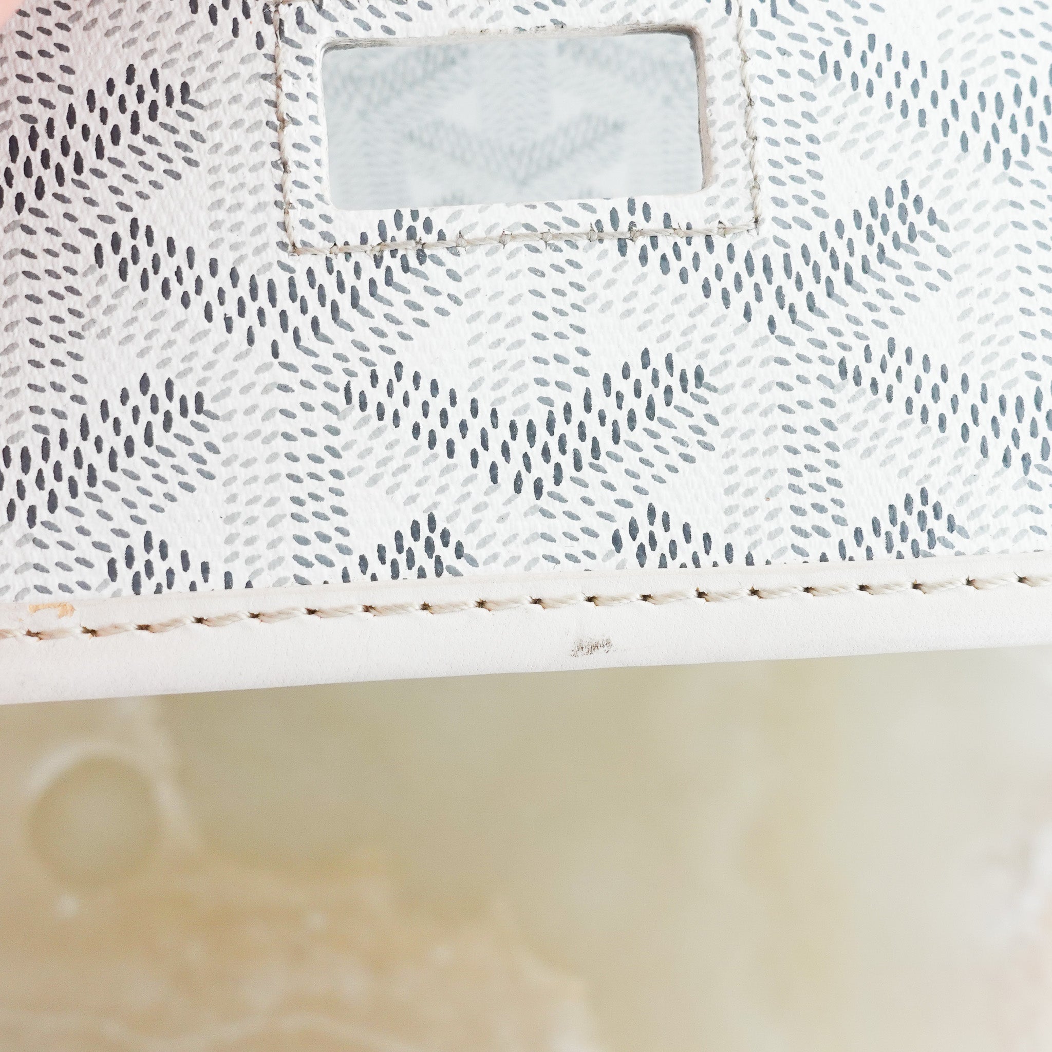Goyard Belverde PM in White RRP £2000 | Authentic Preloved