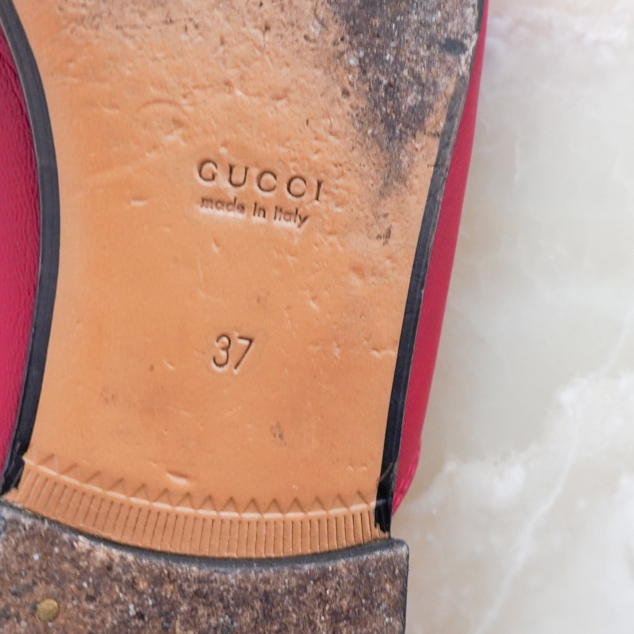 Gucci Princetown Red Leather Horsebit Mules (RRP £760) | Authentic Preloved