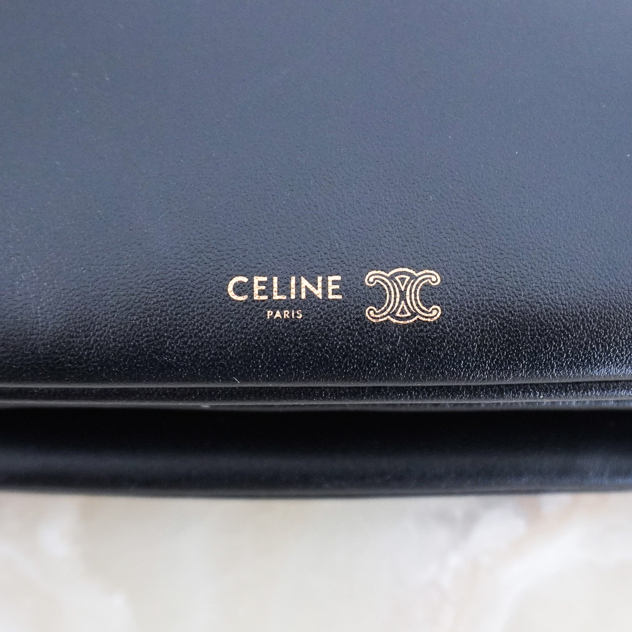 CURRENT SEASON Celine Trio Lambskin Bag in Black RRP £1150 | Authentic Preloved - Reloved Again