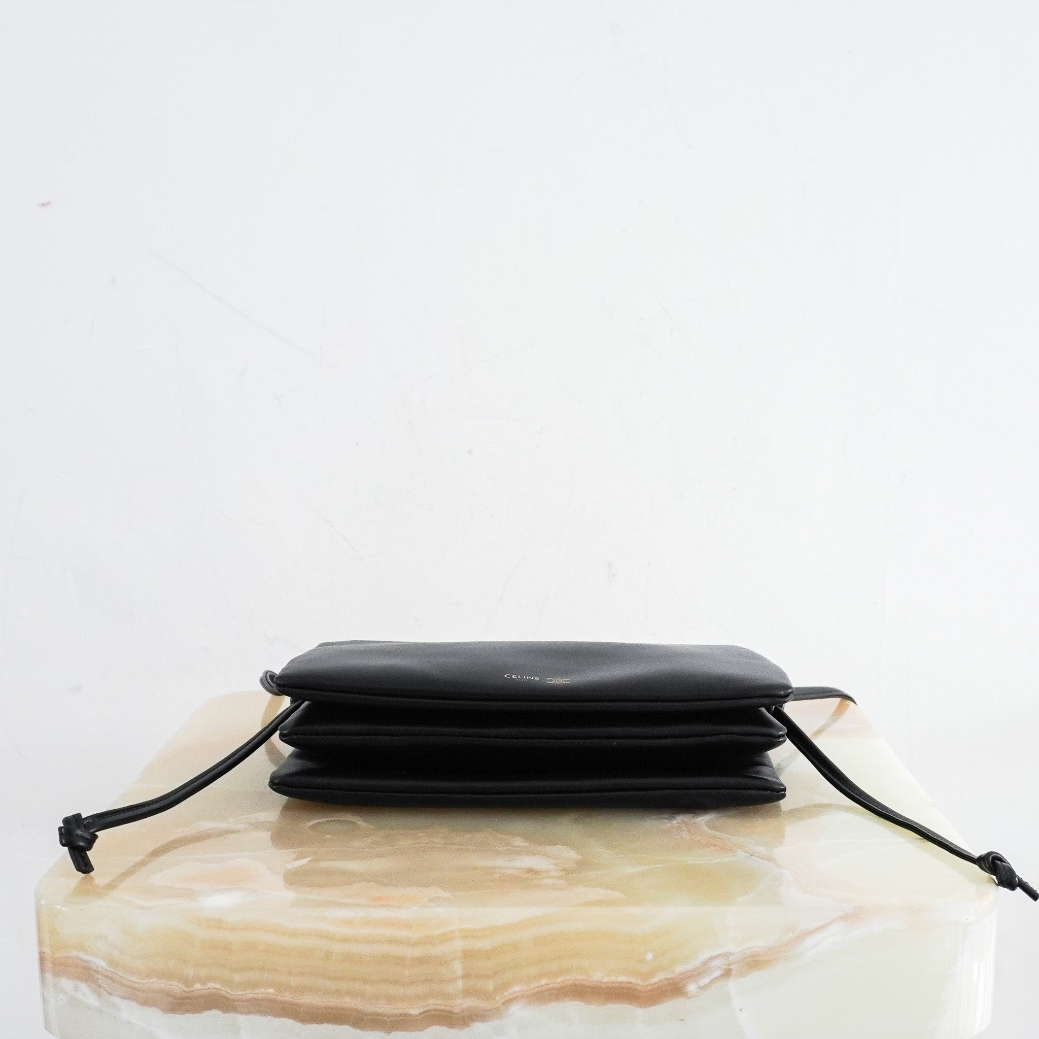 CURRENT SEASON Celine Trio Lambskin Bag in Black RRP £1150 | Authentic Preloved - Reloved Again