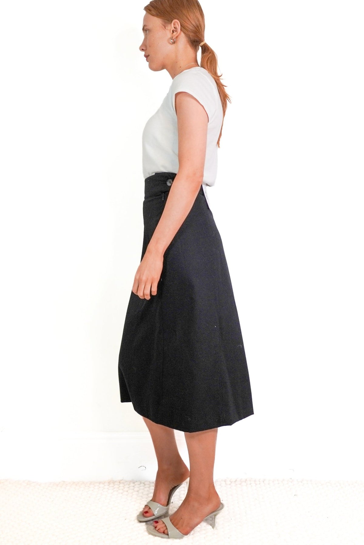 Margaret Howell Midi Wool Skirt (RRP £300) | Authentic Preloved - Reloved Again