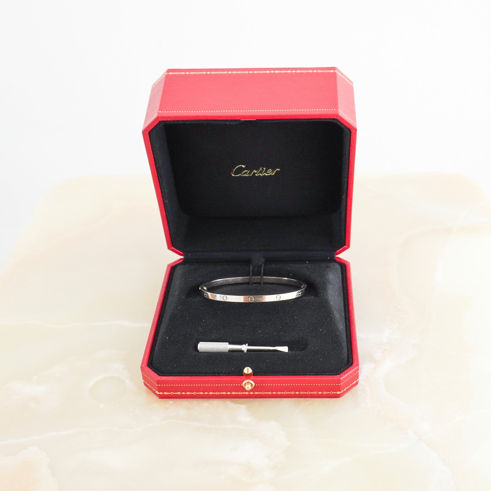 Cartier Small White Gold Love Bracelet (RRP £4900) | Authentic Preloved - Reloved Again