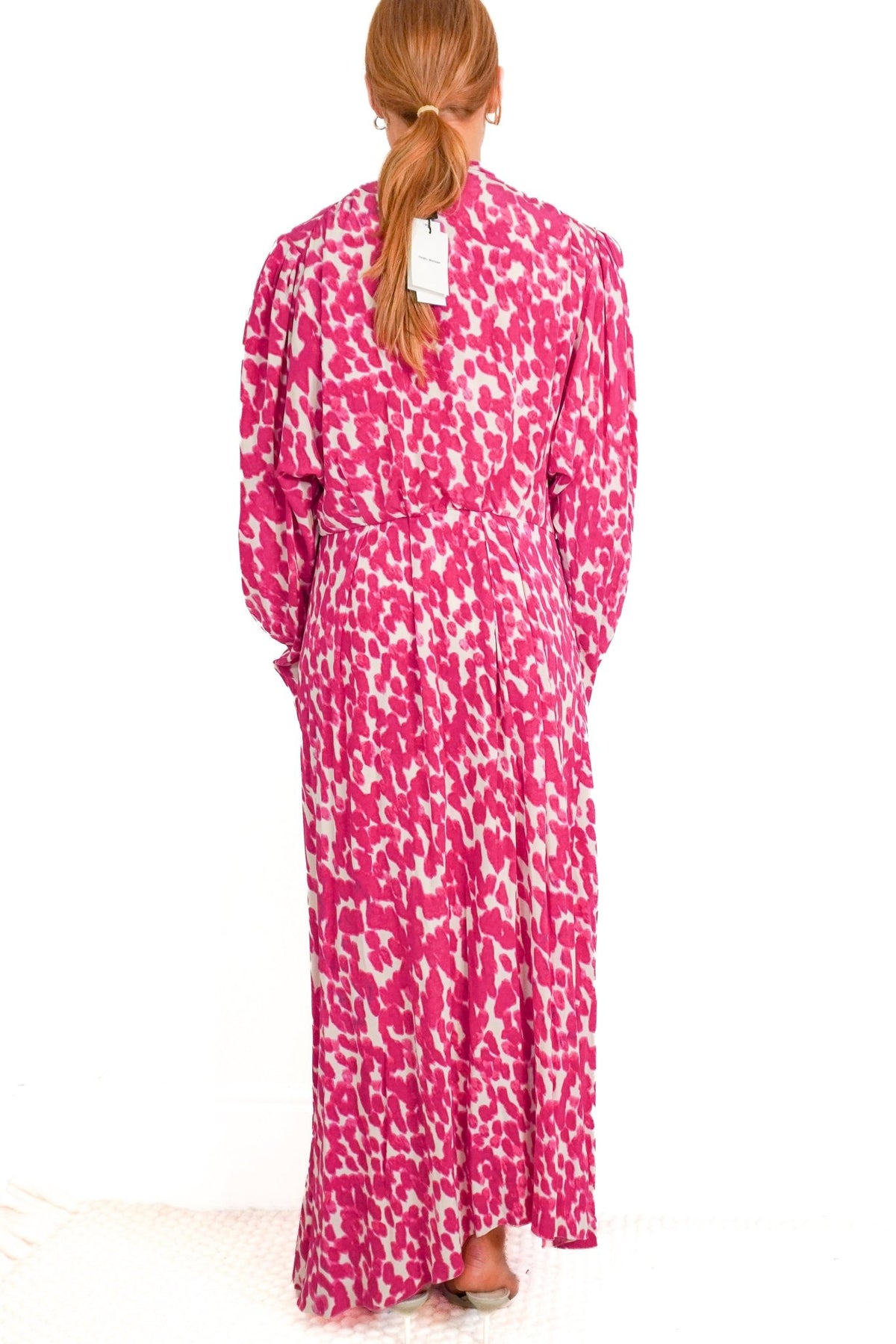 Isabel Marant Bisma Pink Silk Dress (RRP £1300) | Authentic Preloved - Reloved Again