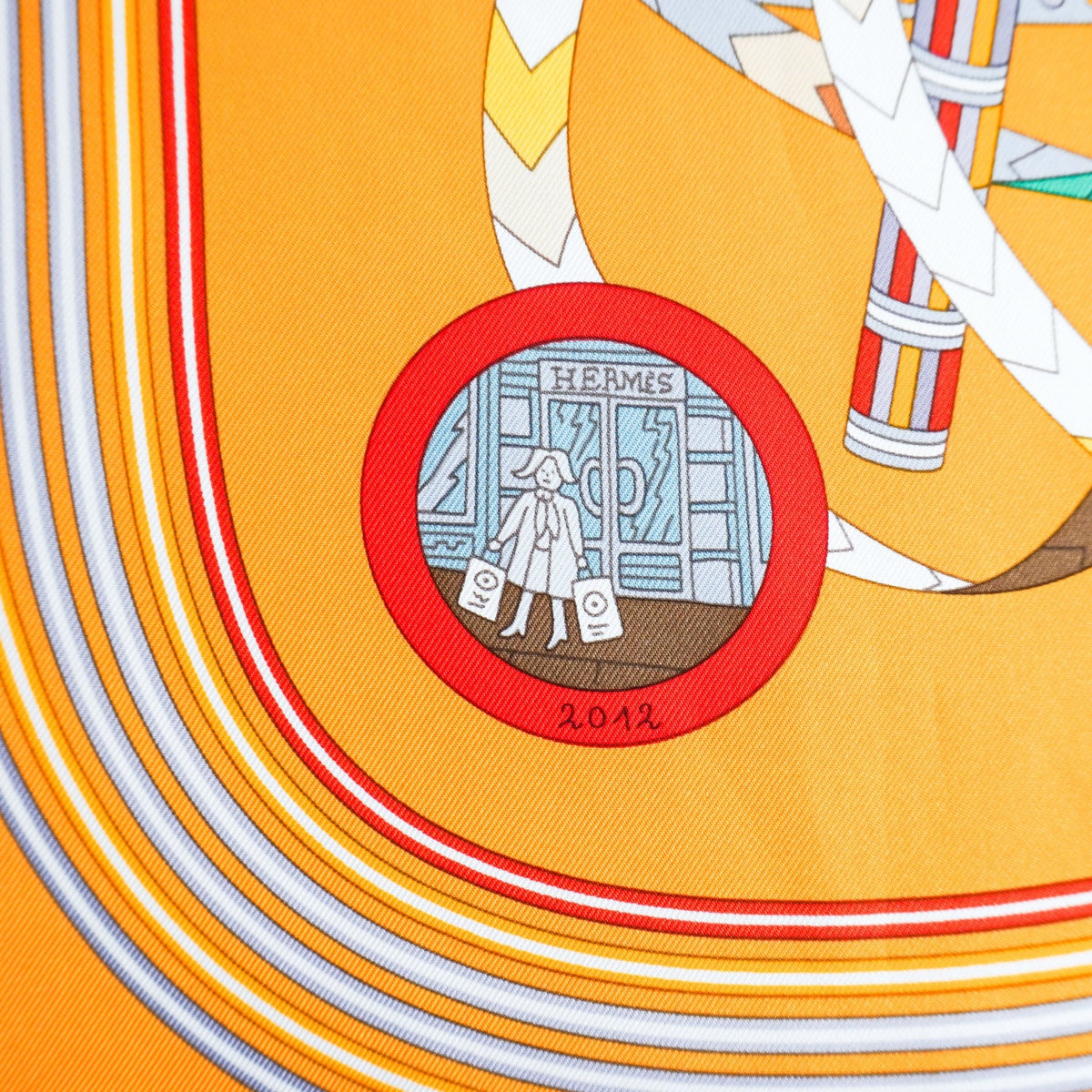 Hermès Le Laboratoire du Temps Silk Scarf Carré 90 (RRP £520) | FINAL SALE Authentic Preloved - Reloved Again