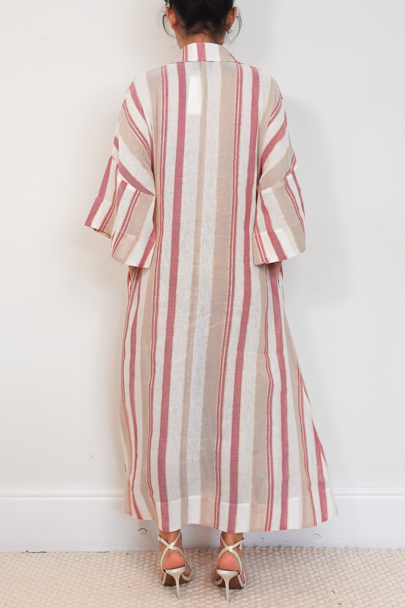 Stoned & Waisted Beige Linen Kaftan Dress RRP £300 | Authentic Preloved - Reloved Again