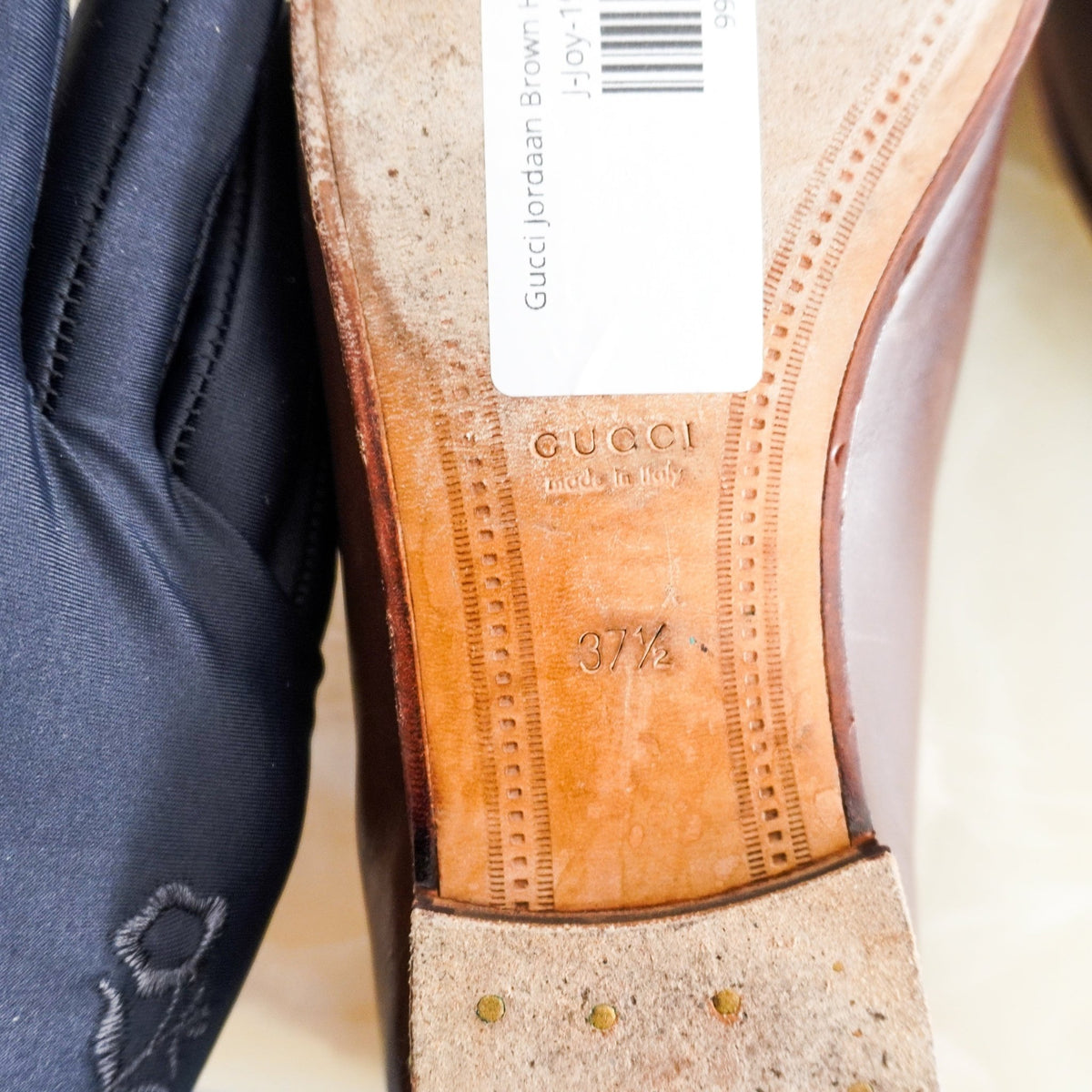 Gucci Jordaan Brown Horsebit Loafers (RRP £810) | Authentic Preloved - Reloved Again