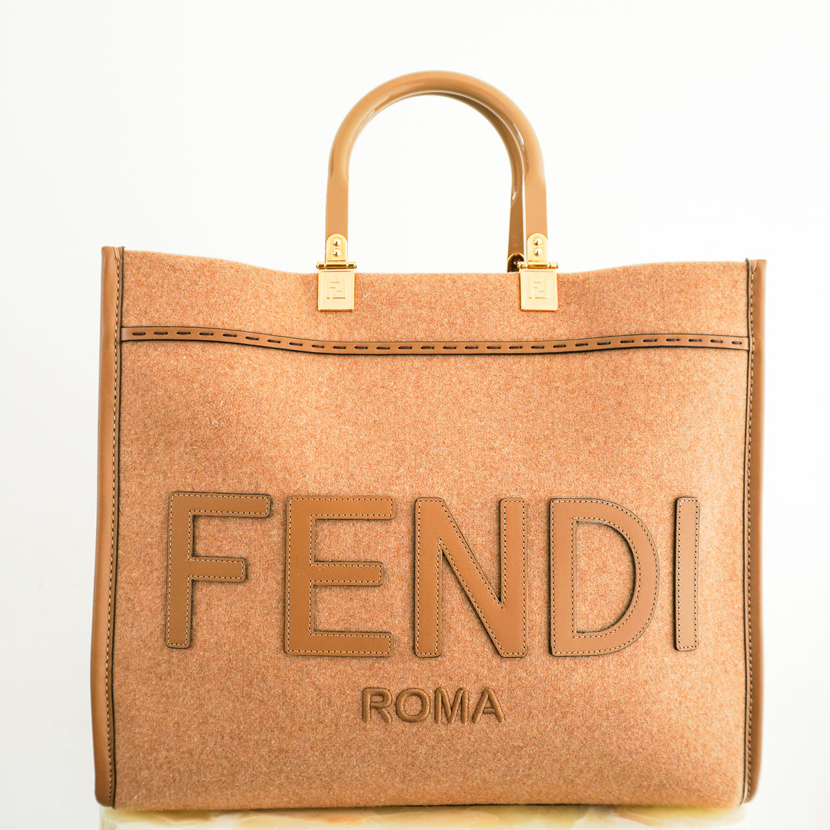 Fendi Roma Wool Tote Bag (RRP £1800) | Authentic Preloved