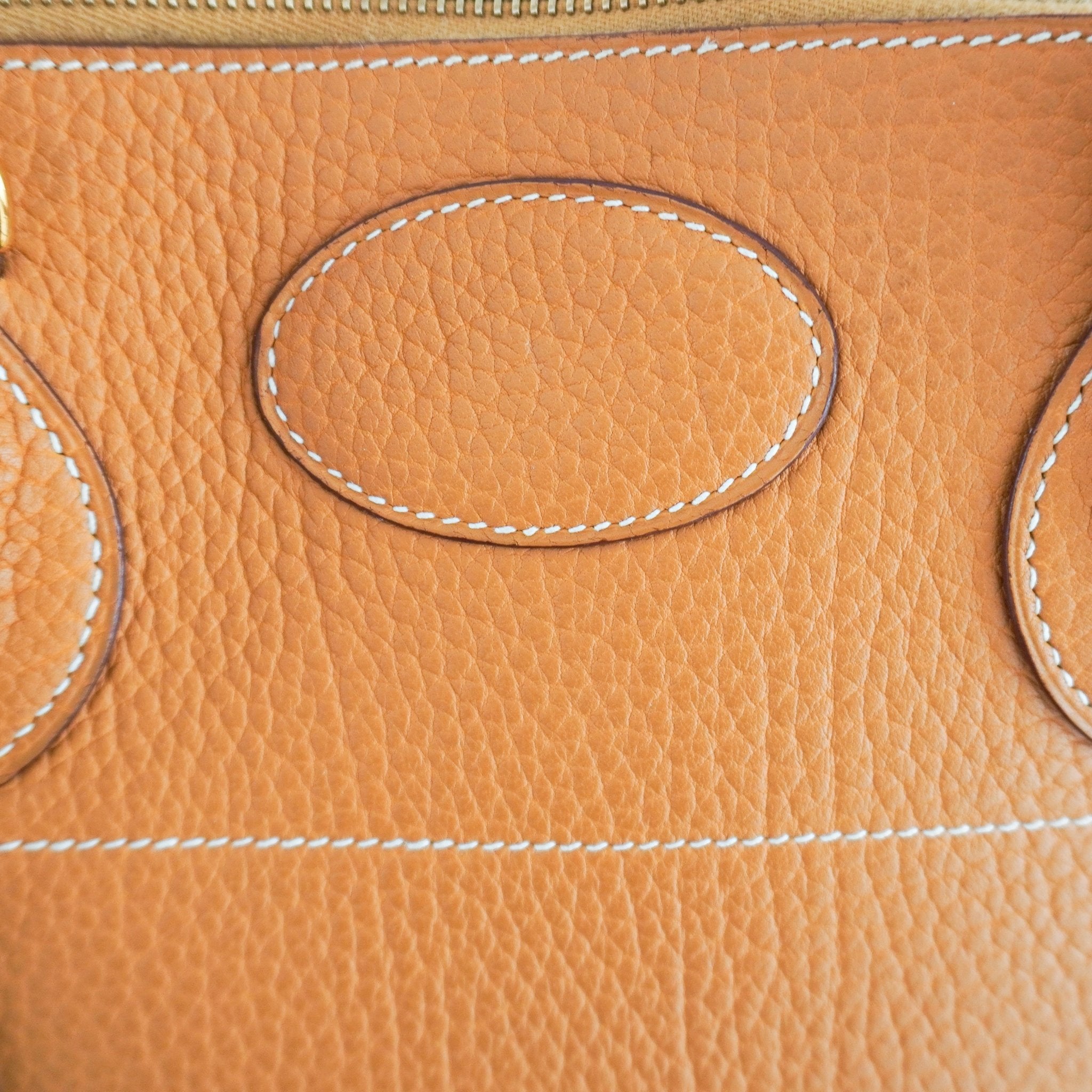 Hermès Bolide 35 Bag in Gold Togo Leather and Gold Tone Hardware (RRP £6000) | Authentic Preloved - Reloved Again