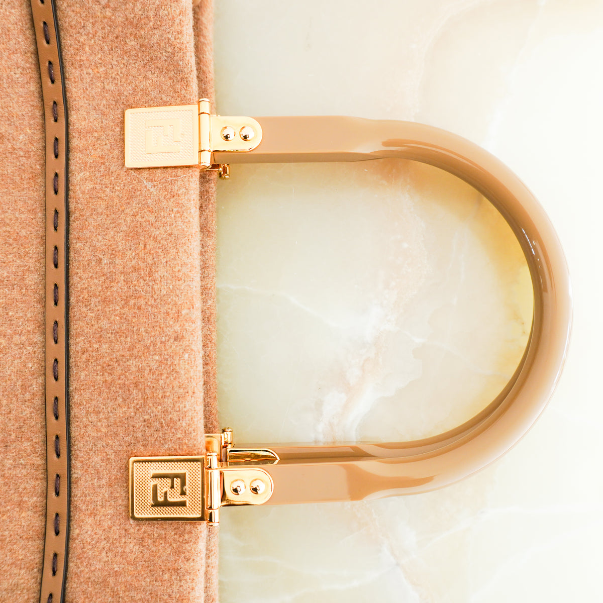 Fendi Roma Wool Tote Bag (RRP £1800) | Authentic Preloved