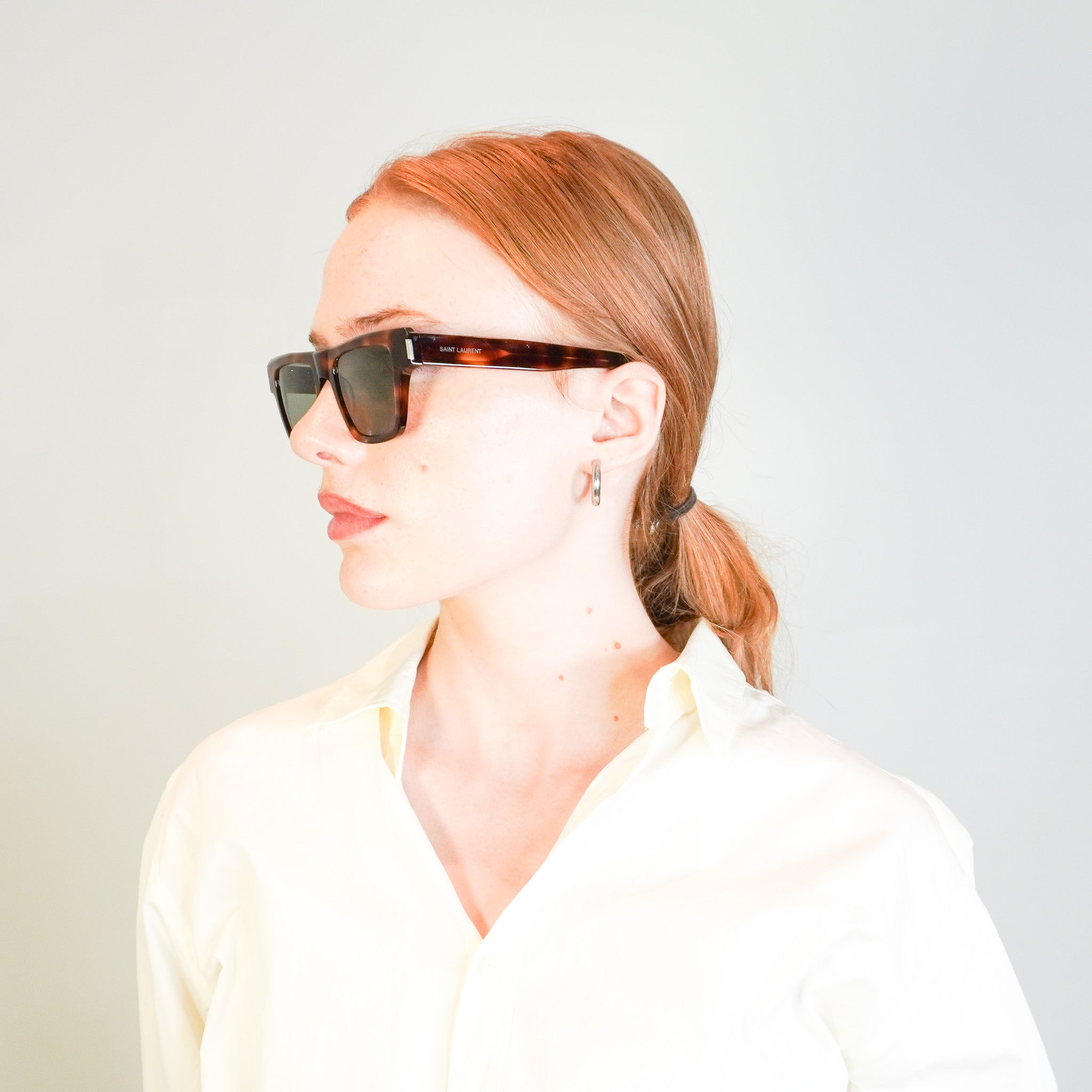 Saint Laurent Square Tortoishell Sunglasses (RRP £310) | Authentic Preloved FINAL SALE