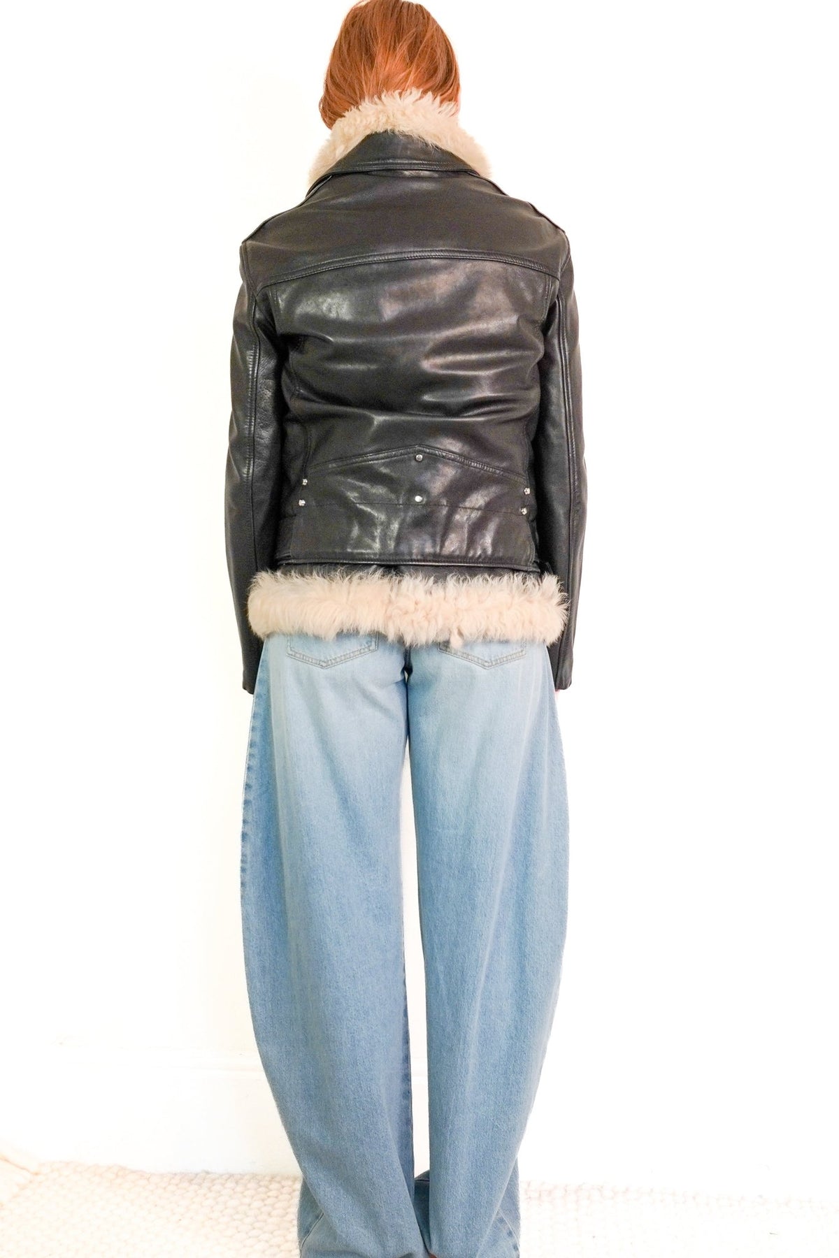 AllSaints Luna 4-in-1 Shearling Biker Jacket (RRP £1000) | Authentic Preloved - Reloved Again