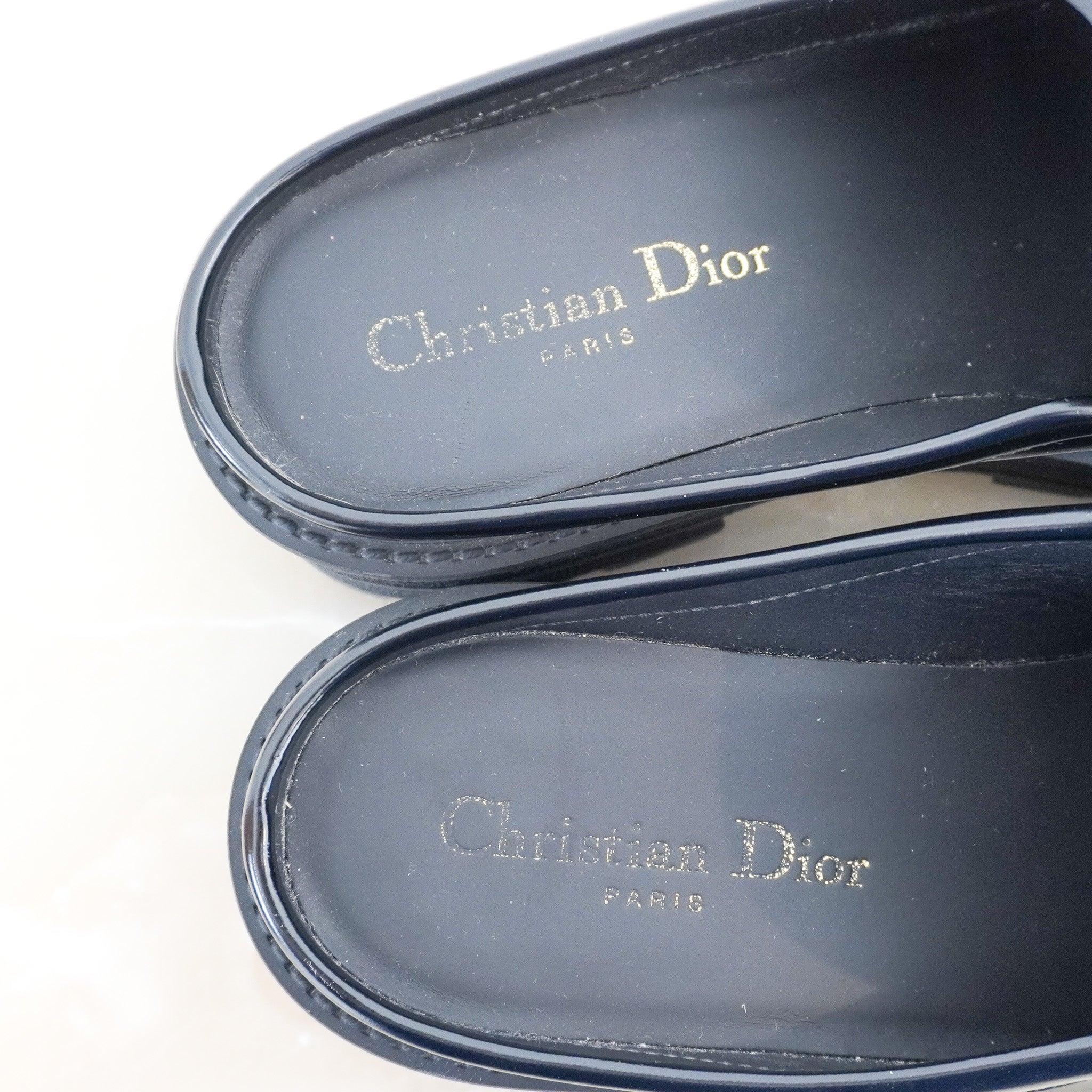 Dior Boy Loafer Mules in Black (RRP £890) | Authentic Preloved - Reloved Again