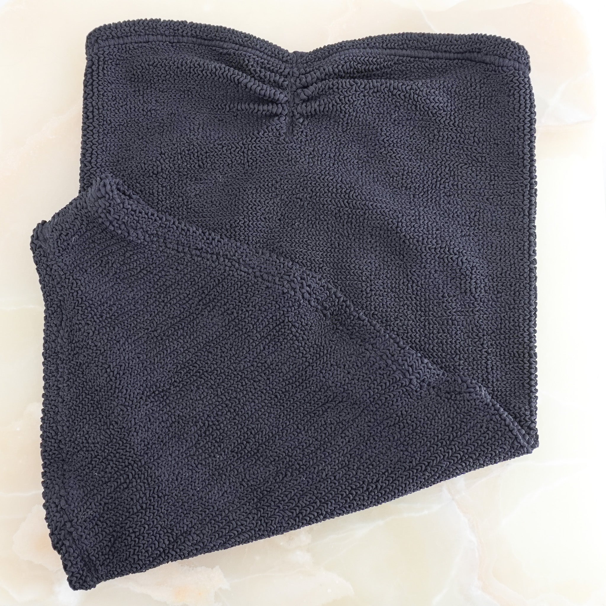 Hunza G Black Brooke One Piece Swimsuit RRP £175 | Authentic Preloved FINAL SALE - Reloved Again