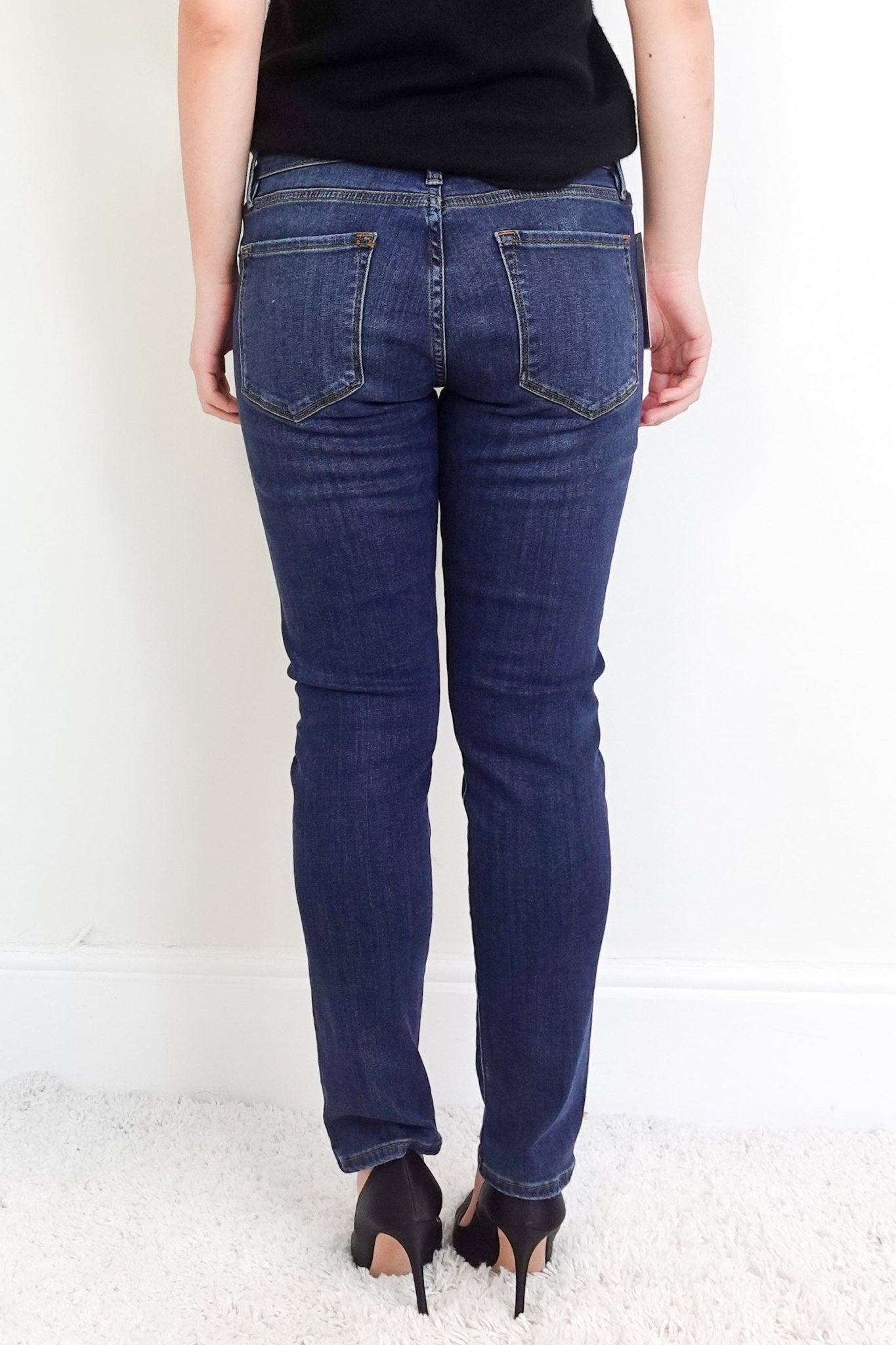 Frame Blue Le Garcon Straight jeans RRP £225 - Reloved Again