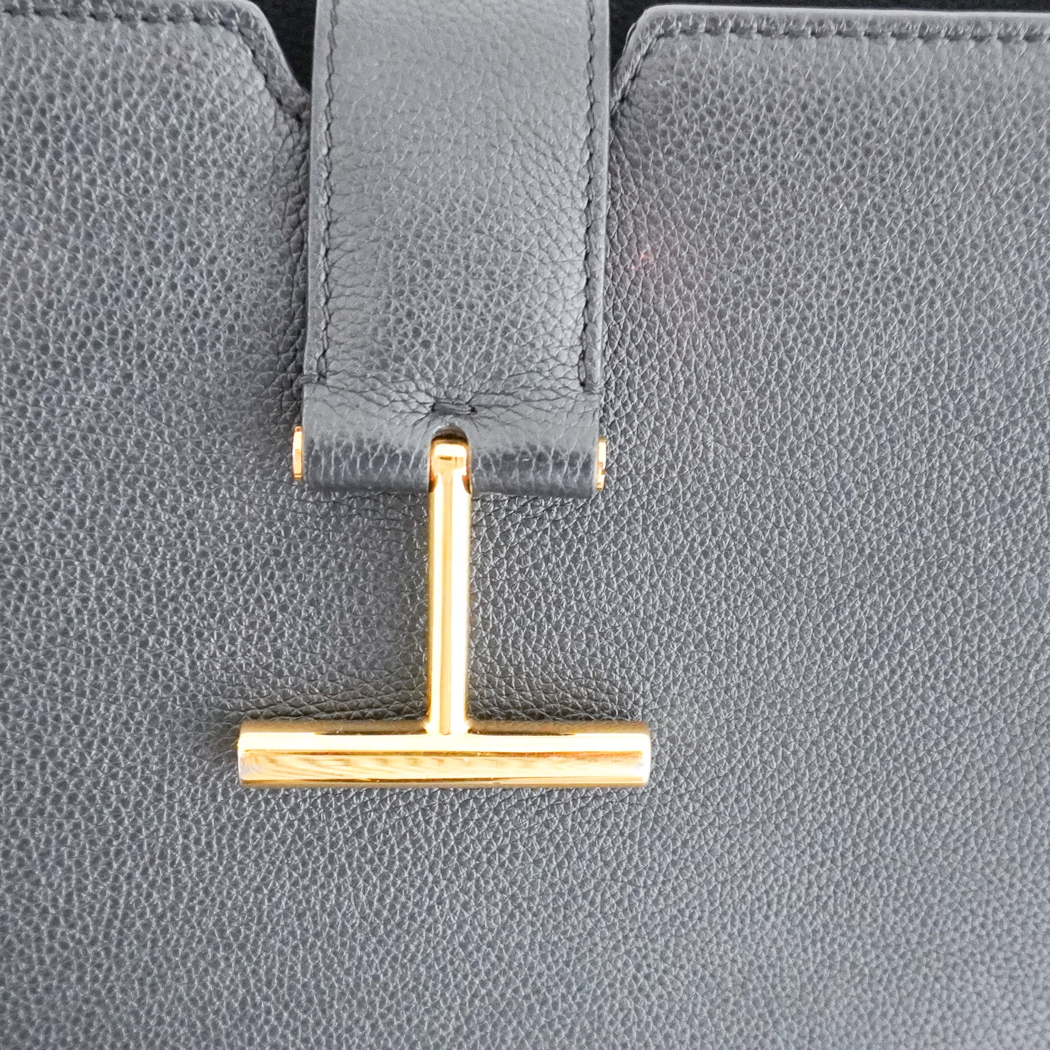 Tom Ford Medium Audrey T - Buckle Tote Bag in Black (RRP £1800) | Authentic Preloved - Reloved Again