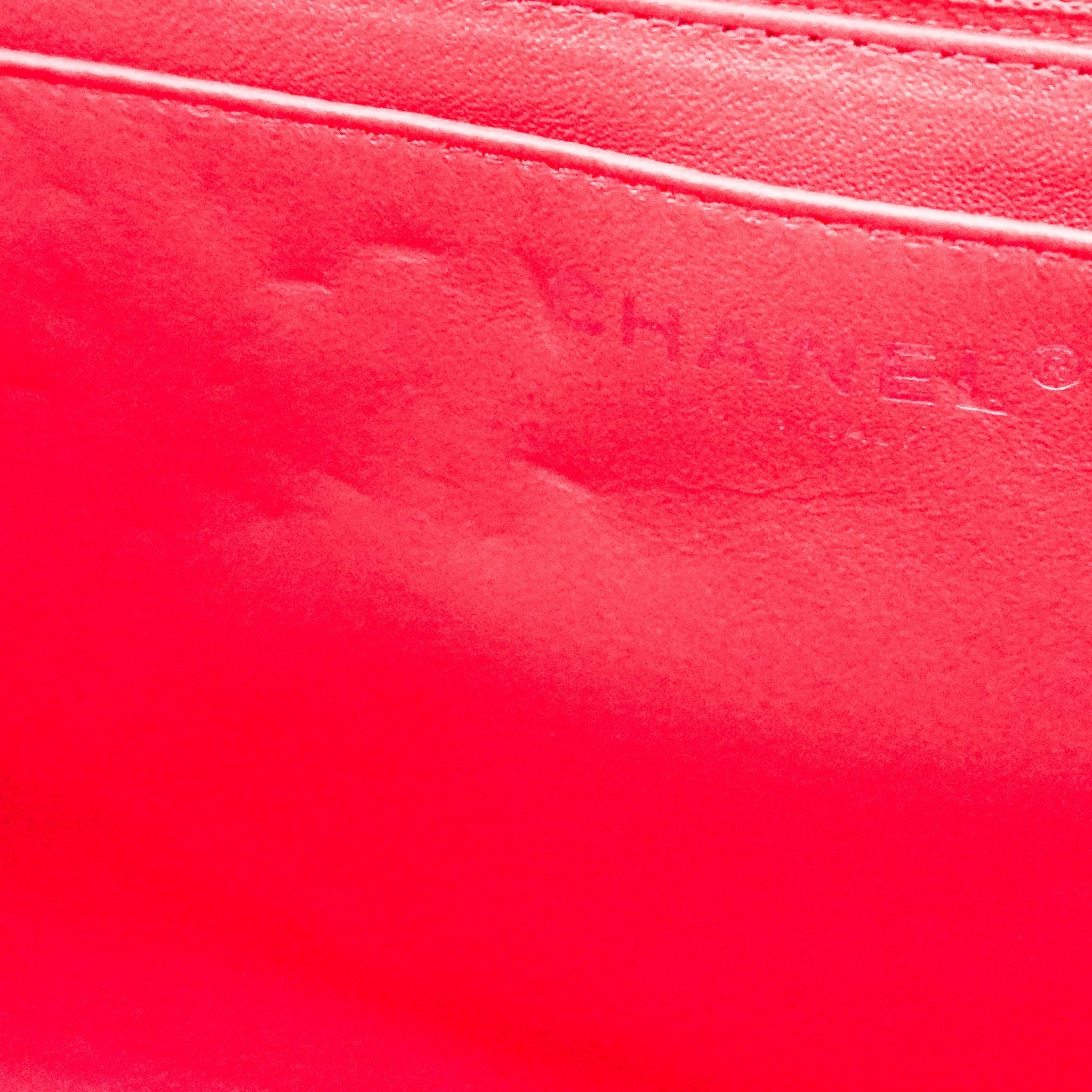 Chanel Chevron Fuchsia Quilted Jumbo Single Flap Bag RRP £5000 | Authentic Preloved - Reloved Again