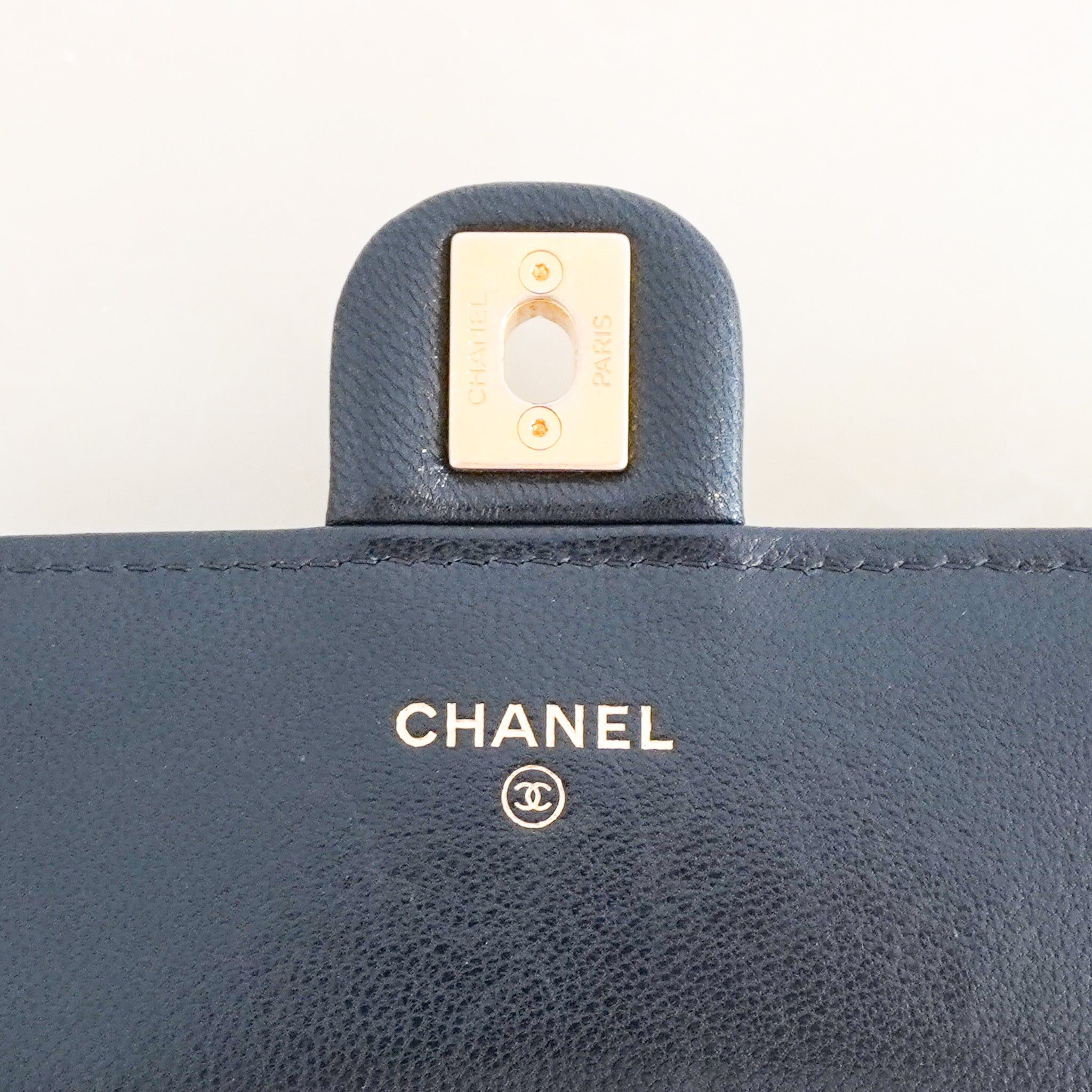 Chanel Chic Pearl Wallet on Chain with Black Lambskin Leather | Authentic Preloved
