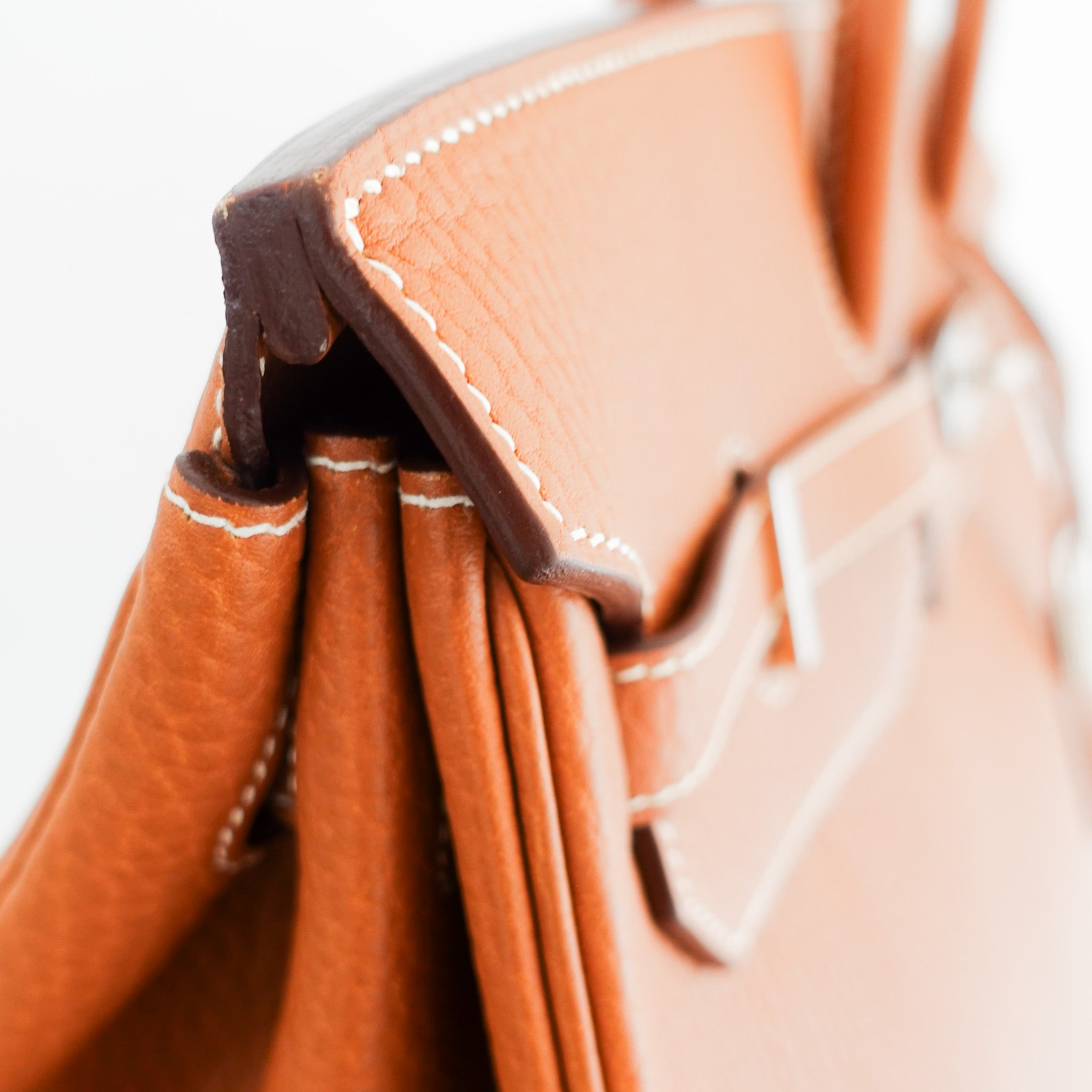Hermès Birkin 40 Retourne Gold Togo Palladium | Authentic Preloved - Reloved Again