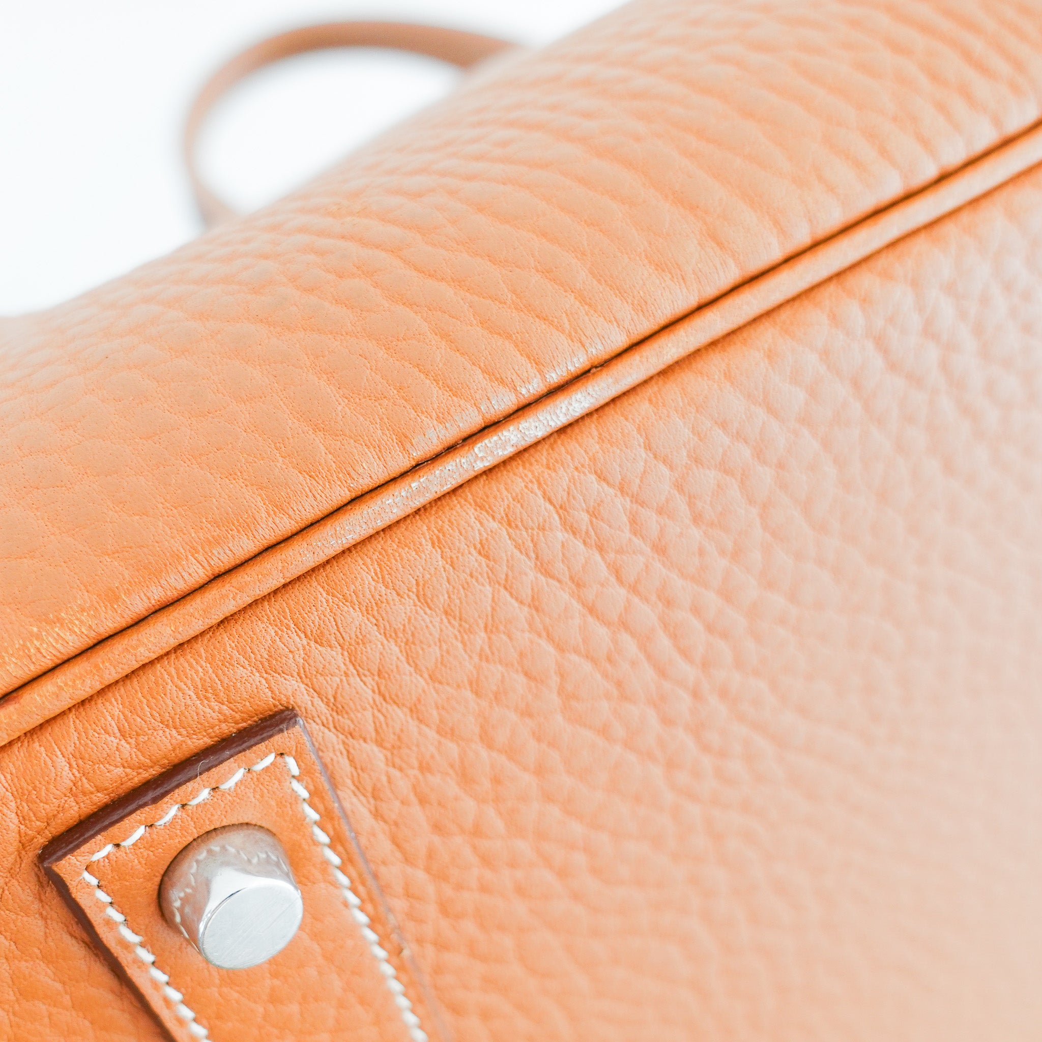 Hermès Birkin 40 Retourne Gold Togo Palladium | Authentic Preloved - Reloved Again