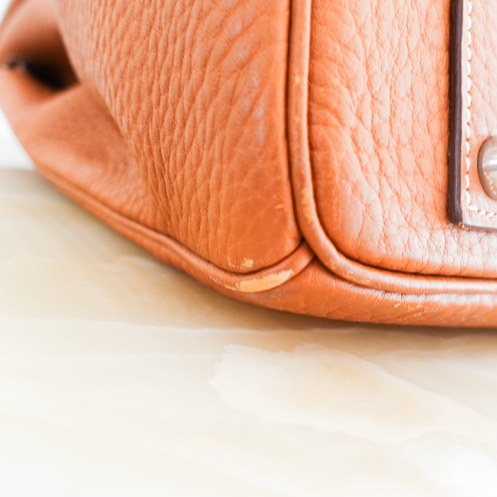 Hermès Birkin 40 Retourne Gold Togo Palladium | Authentic Preloved - Reloved Again