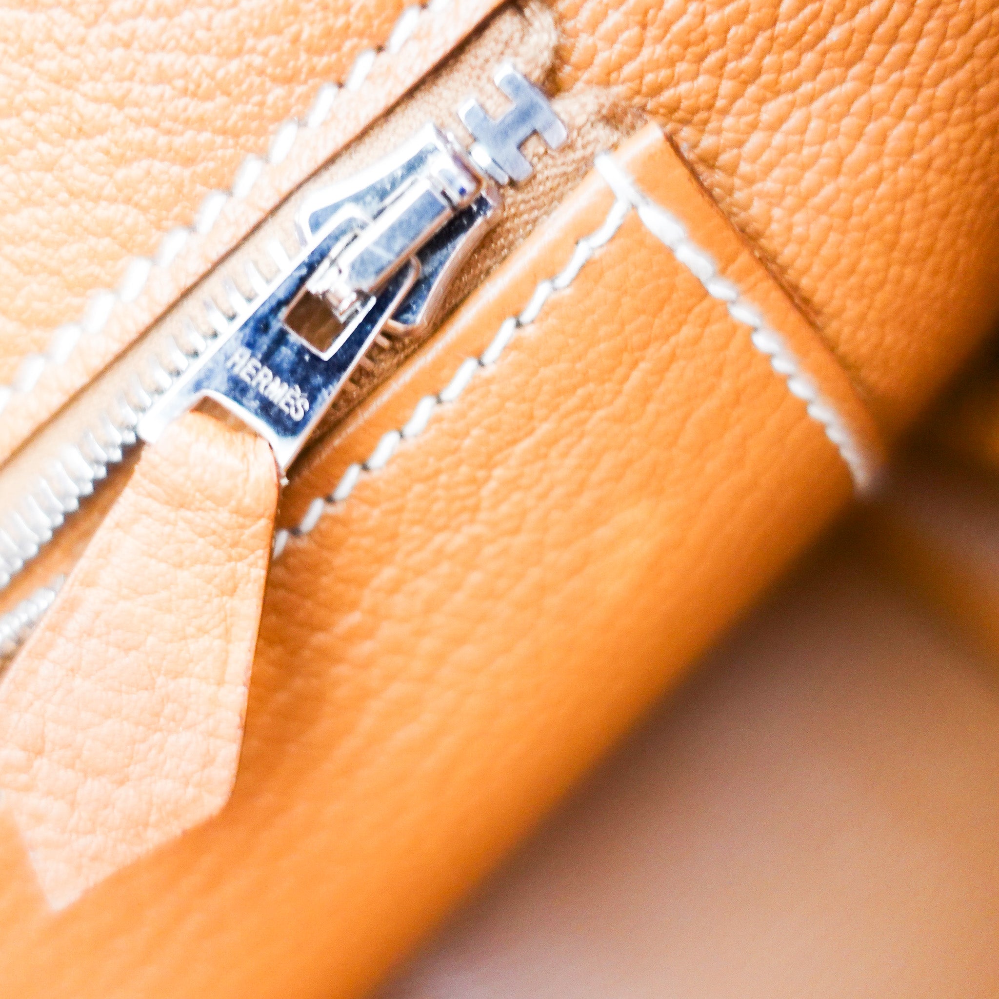 Hermès Birkin 40 Retourne Gold Togo Palladium | Authentic Preloved - Reloved Again