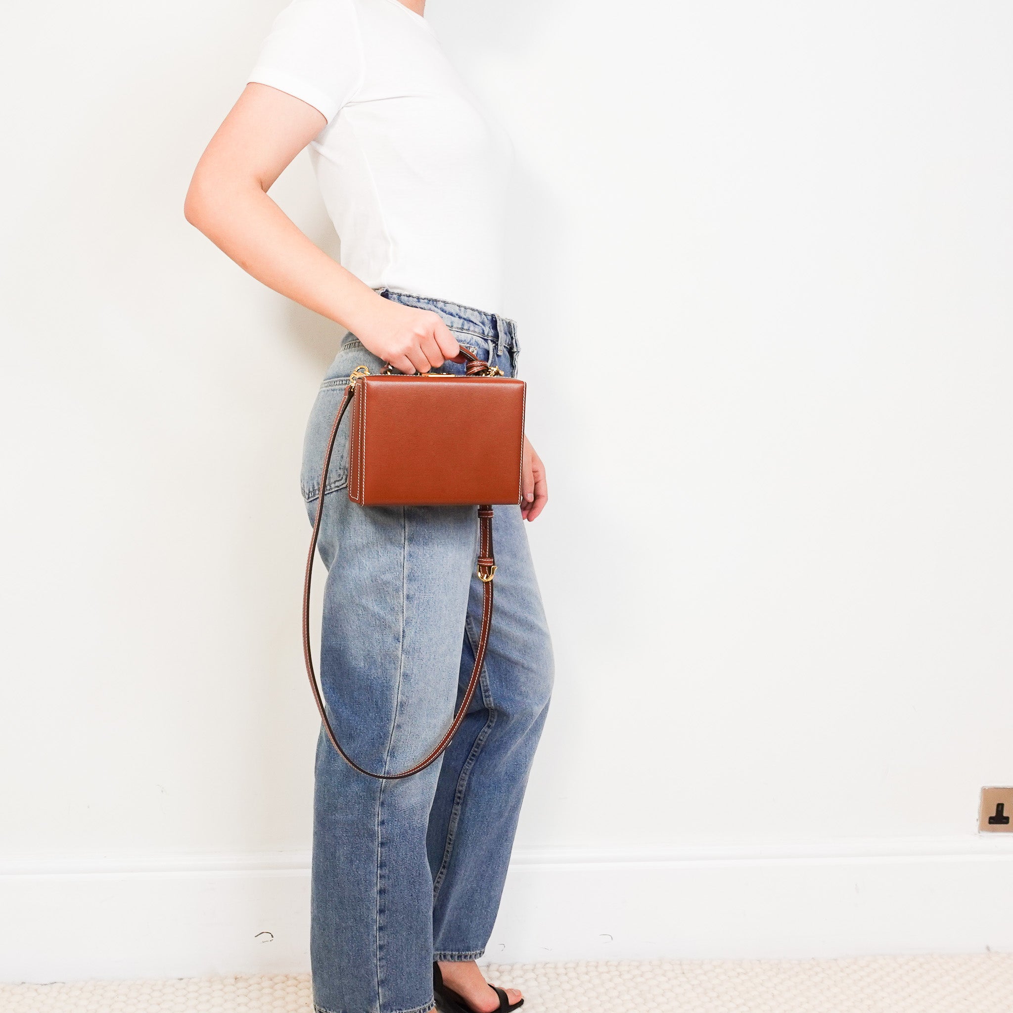 Mark Cross Grace Box Bag | Authentic Preloved - Reloved Again