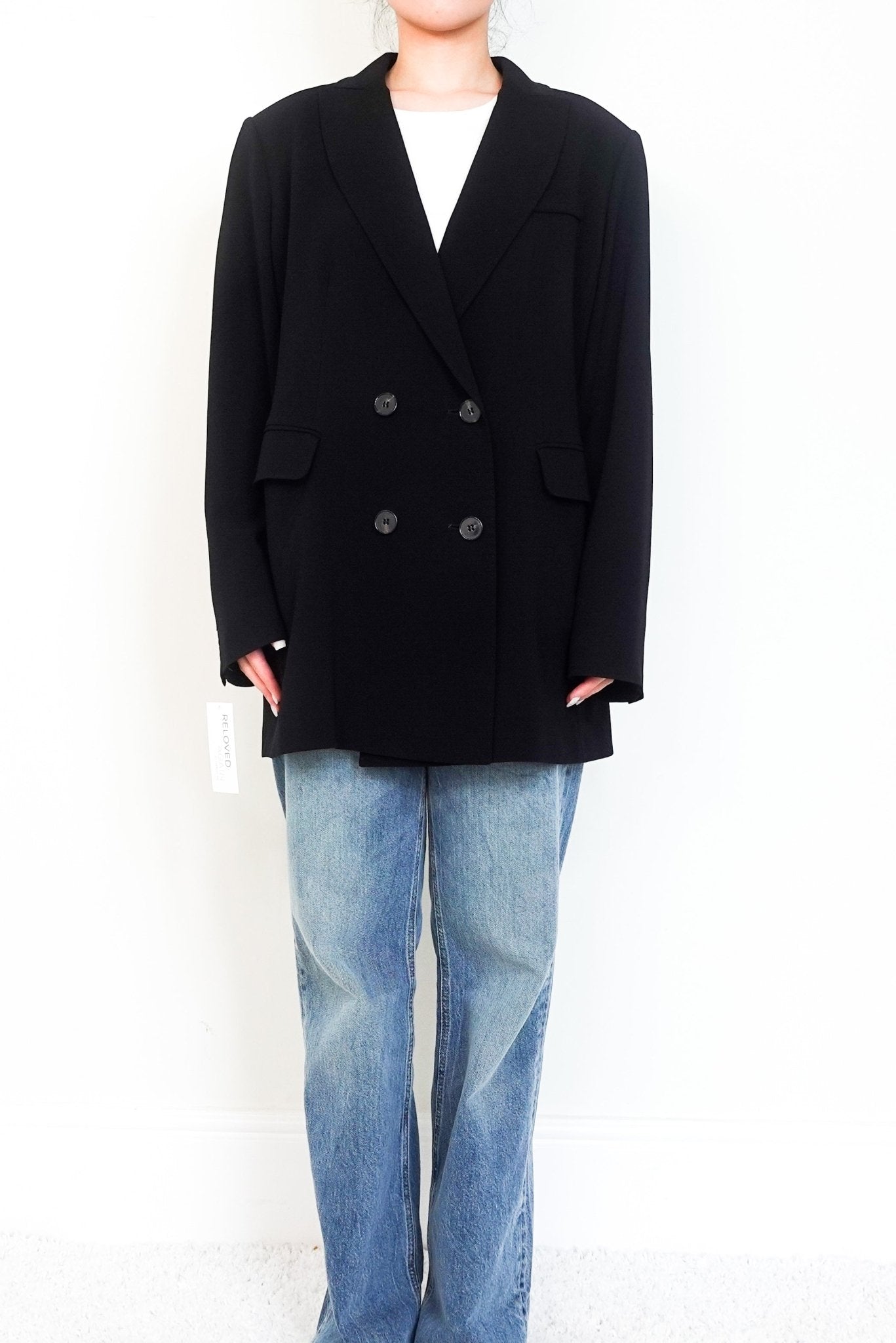 Black blazer RRP £480 - Reloved Again