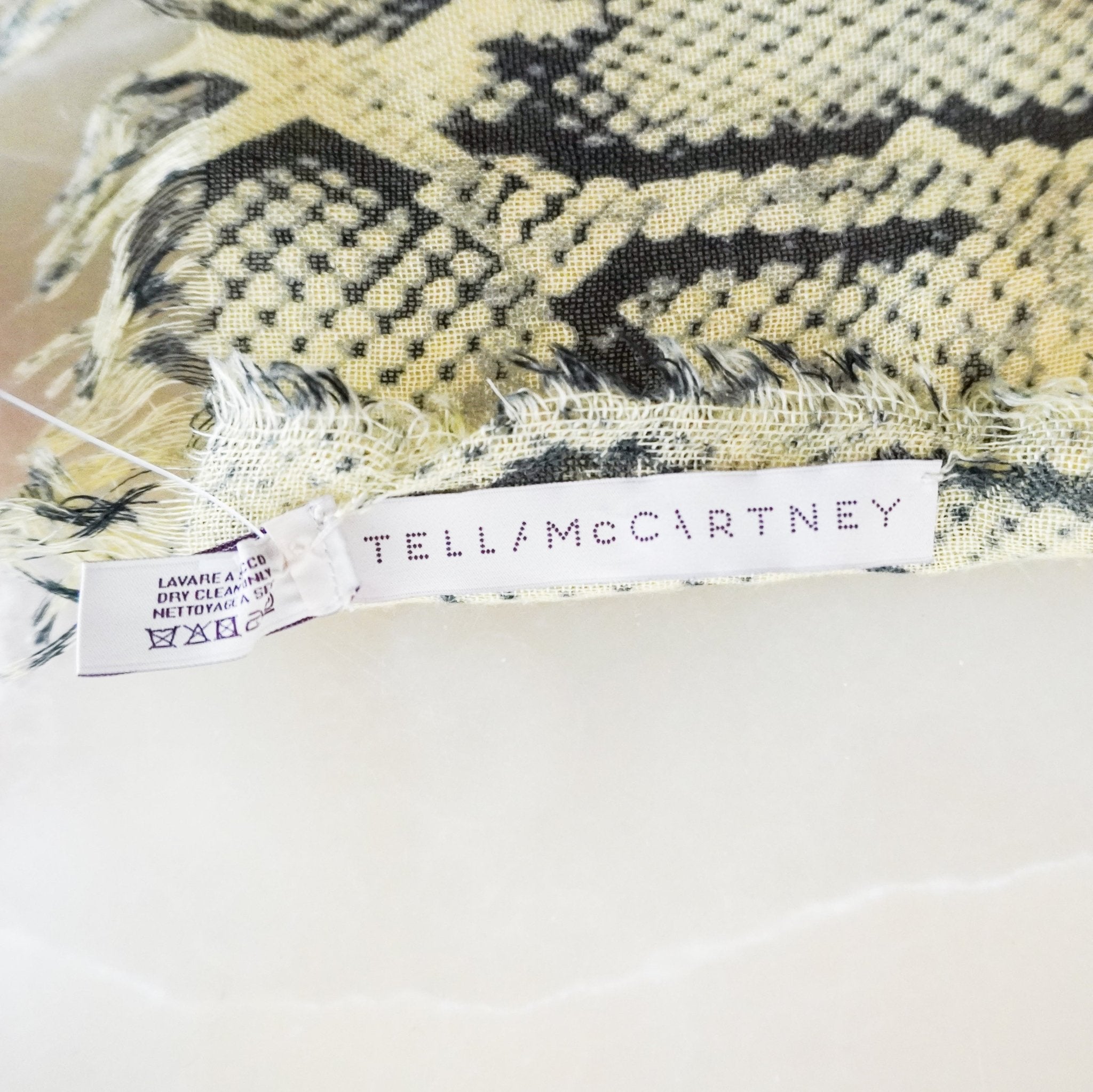 Stella McCartney Snakeskin Print Scarf RRP £295 | Authentic Preloved FINAL SALE - Reloved Again